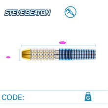 Winmau Steve 'The Bronzed Adonis' Beaton Legacy Edition Steel Tip Darts - 90% Tungsten - 22g 24g