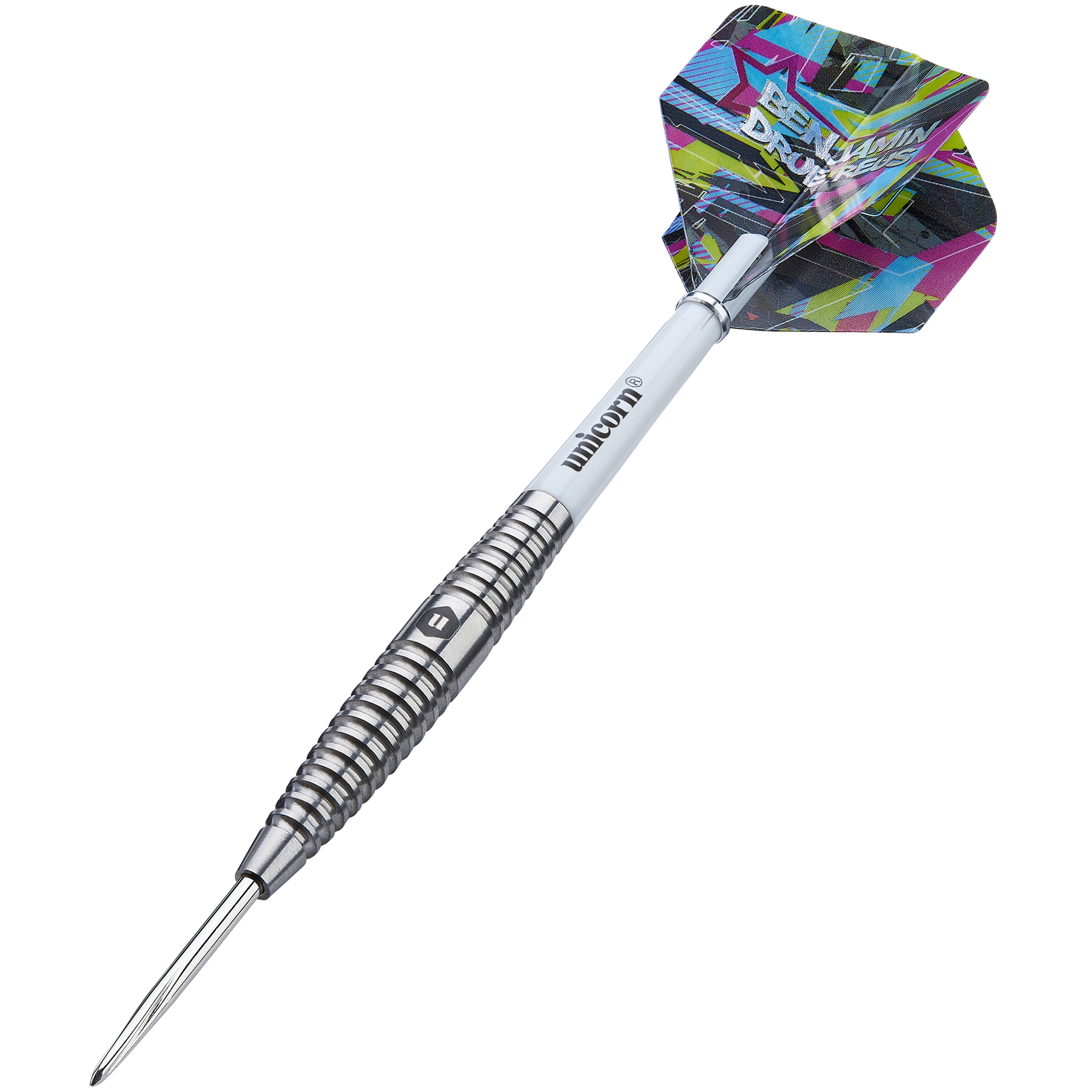 Unicorn Benjamin Drue Reus Steel Tip Darts - 80% Tungsten - 24g