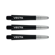 Winmau Vecta Dart Shafts - Black & Silver