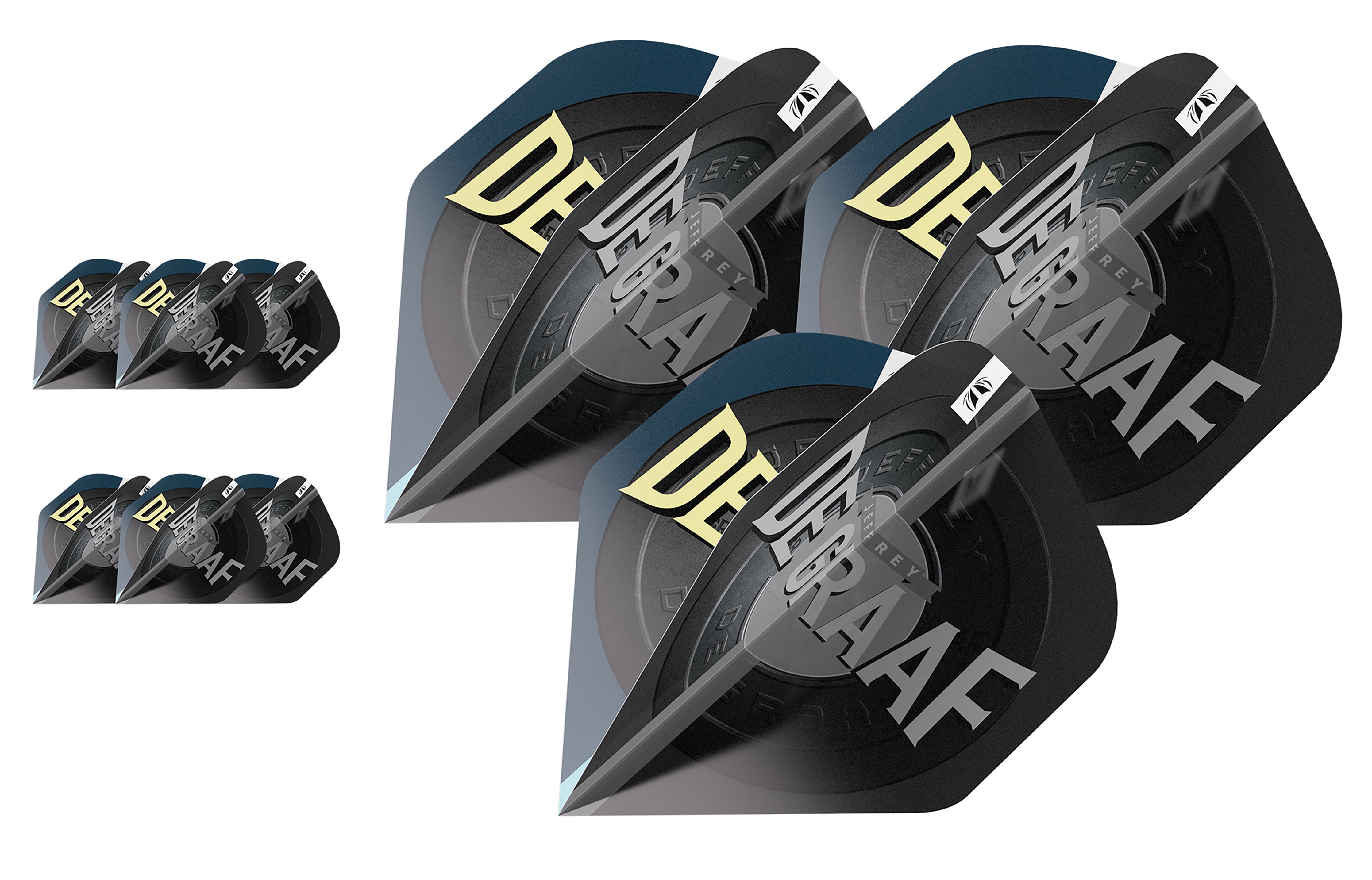 Target Jeffrey De Graaf Gen 1 - No2 Shape - Dart Flights - 3 Sets