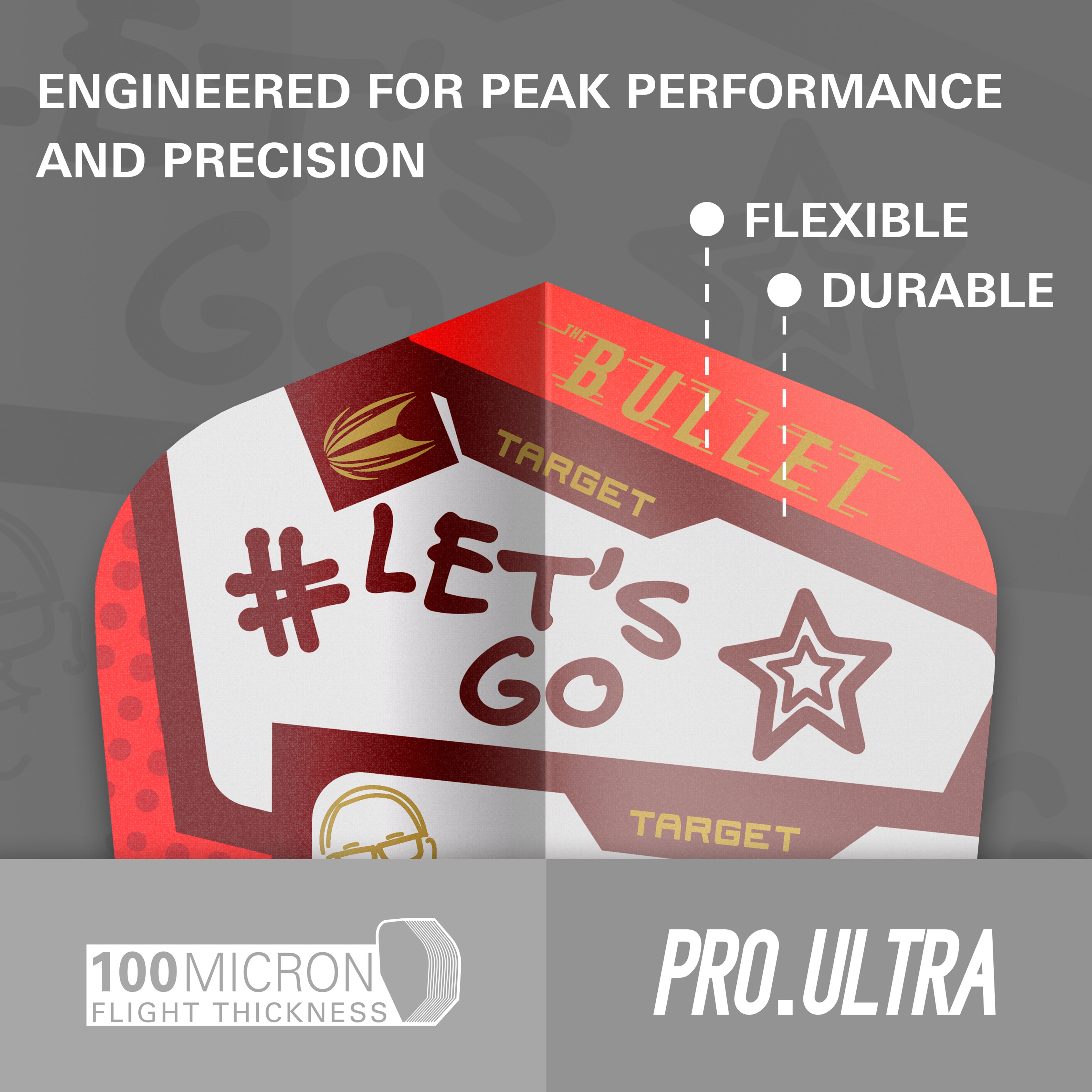 Target Stephen 'The Bullet' Bunting Pro Ultra Flights Bagged 2024 - No2 No6 Ten-X