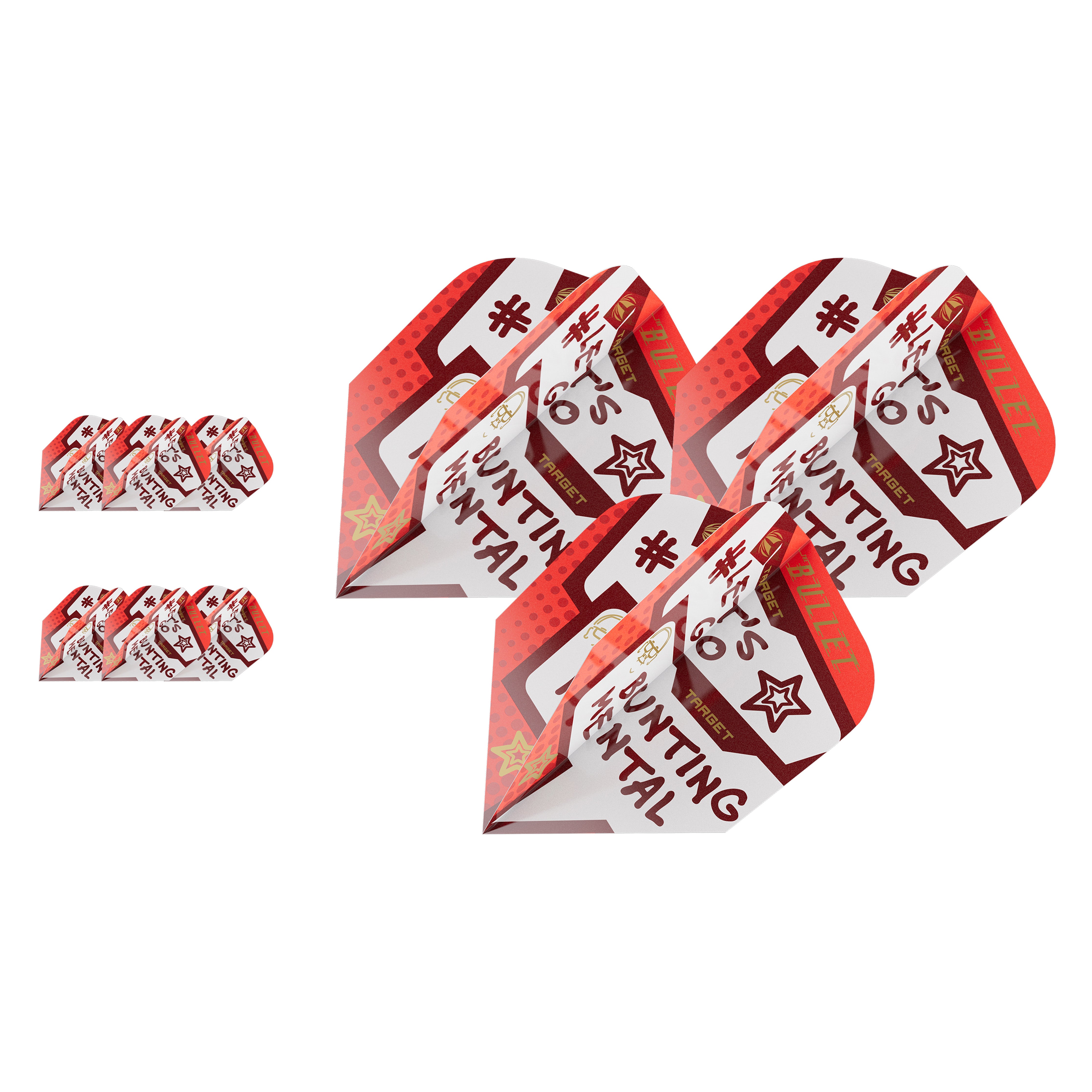 Target Stephen 'The Bullet' Bunting Pro Ultra Flights Bagged 2024 - No2 No6 Ten-X