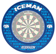 Red Dragon - Gerwyn Price - Iceman - Special Edition Dartboard Surround