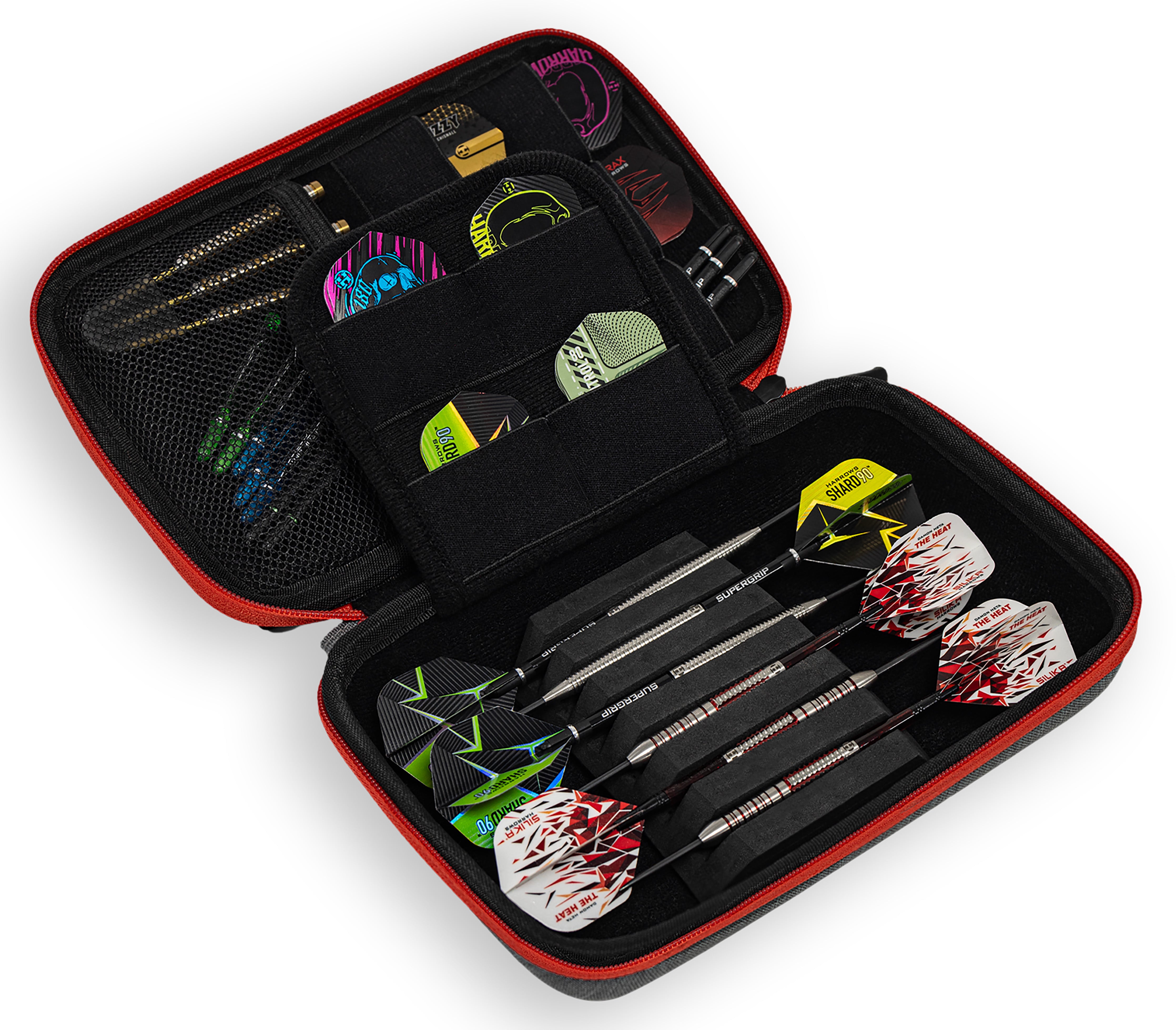 Harrows Smart 6 XL Case - Grey & Red