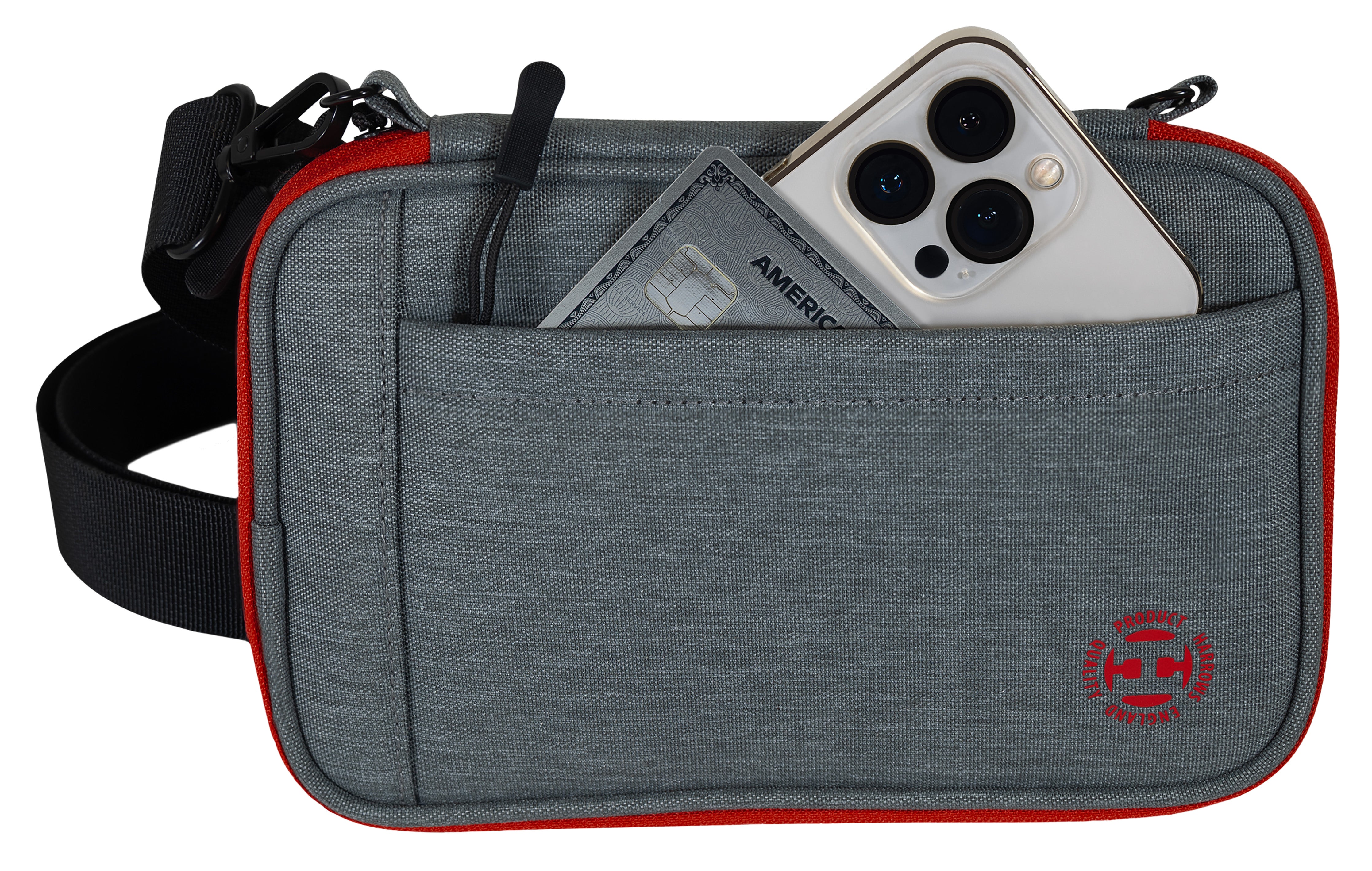 Harrows Smart 6 XL Case - Grey & Red