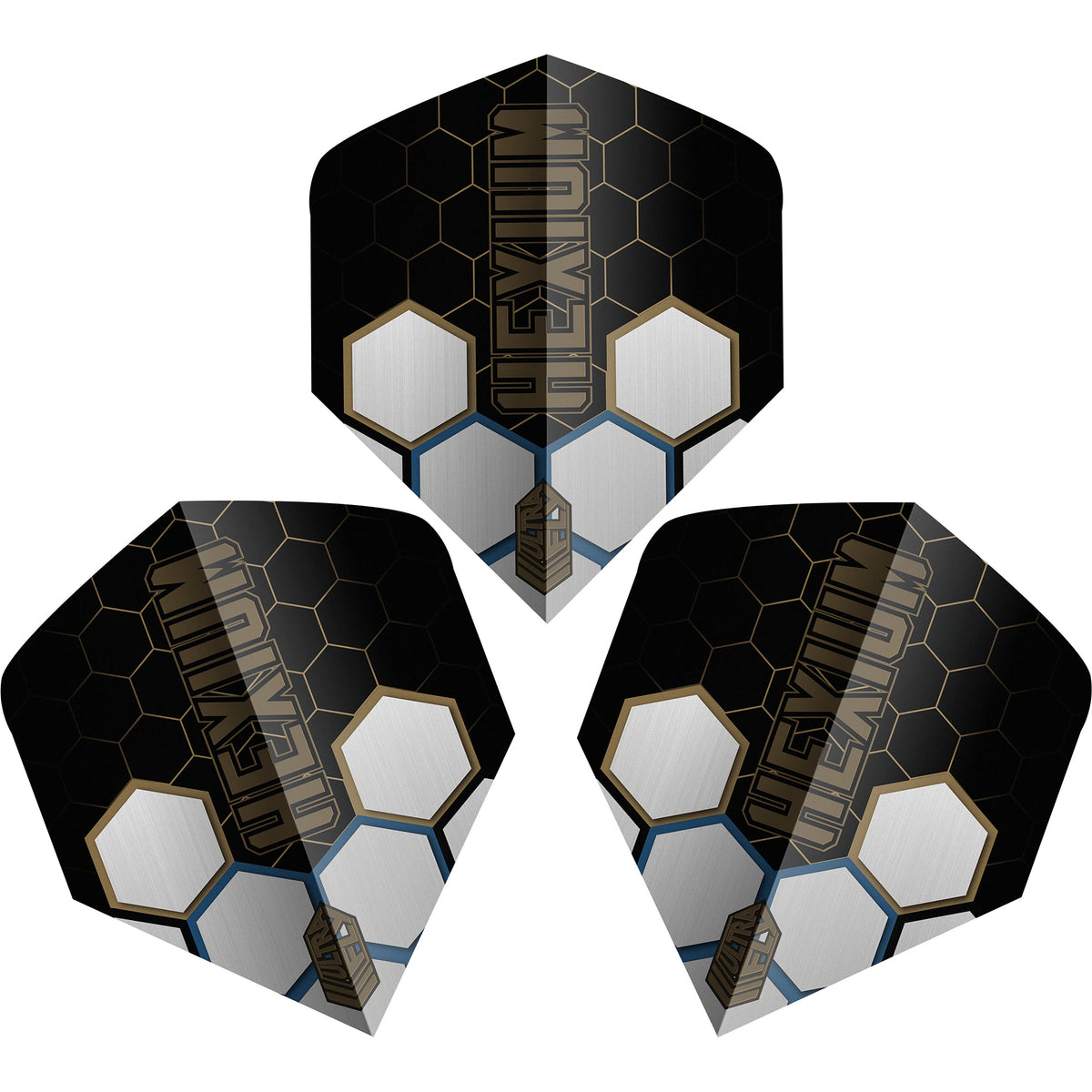 Unicorn Ultrafly.100 - Hexium Dart Flights - Big Wing & Plus Shape