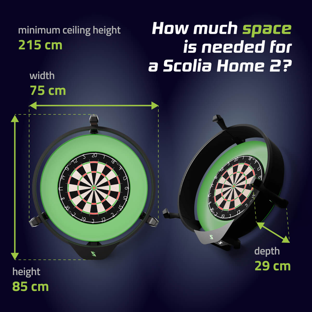 Scolia Home 2 - Automatic Scoring System - With Light Ring