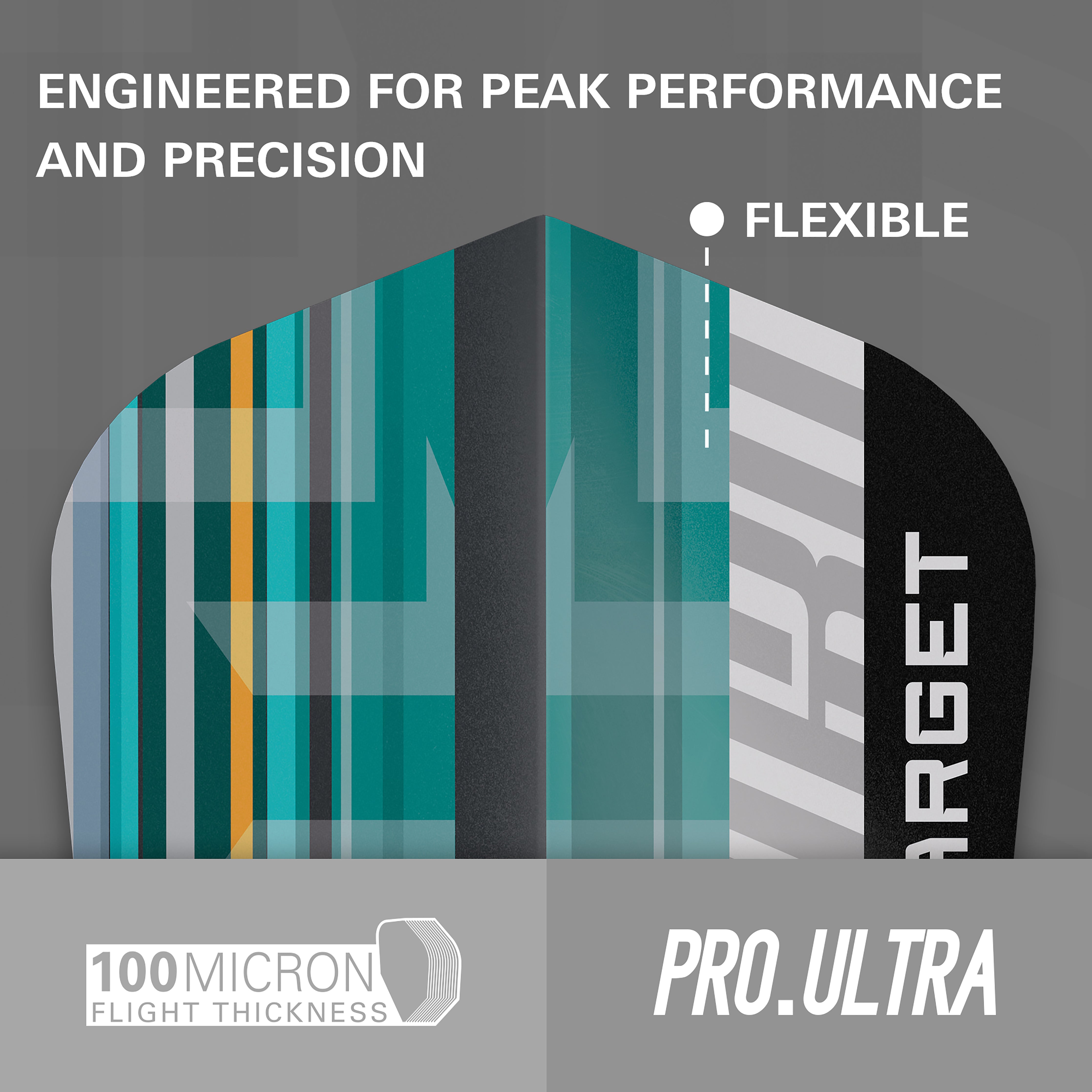 Target Hydro - Pro Ultra - No6 - Dart Flights - Standard - 3 Sets Included