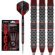 Winmau Cypher Steel Tip Darts Set - 90% Tungsten - 22g 24g 26g