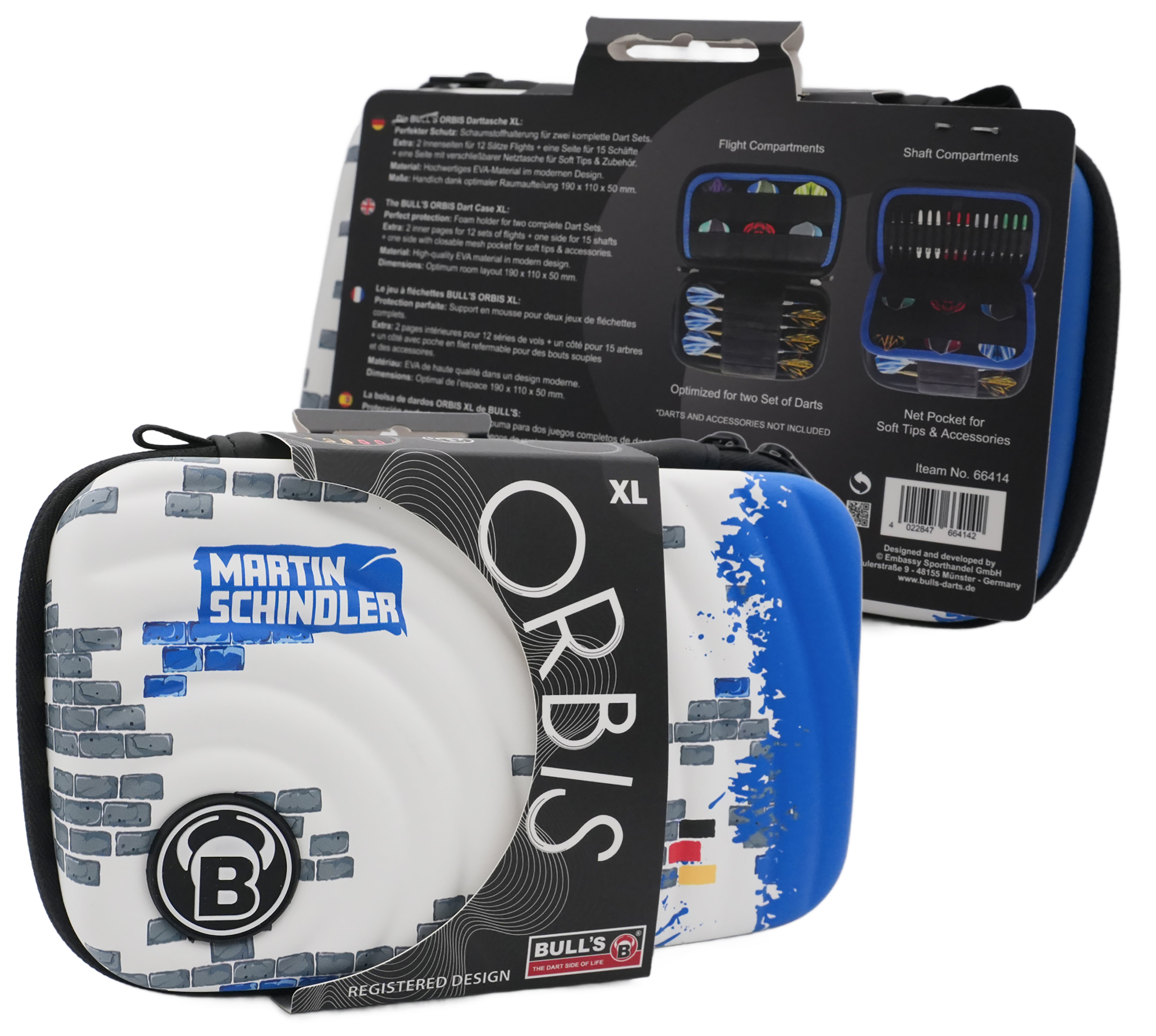 BULL'S Martin Schindler - The Wall - Orbis XL - Dart Case