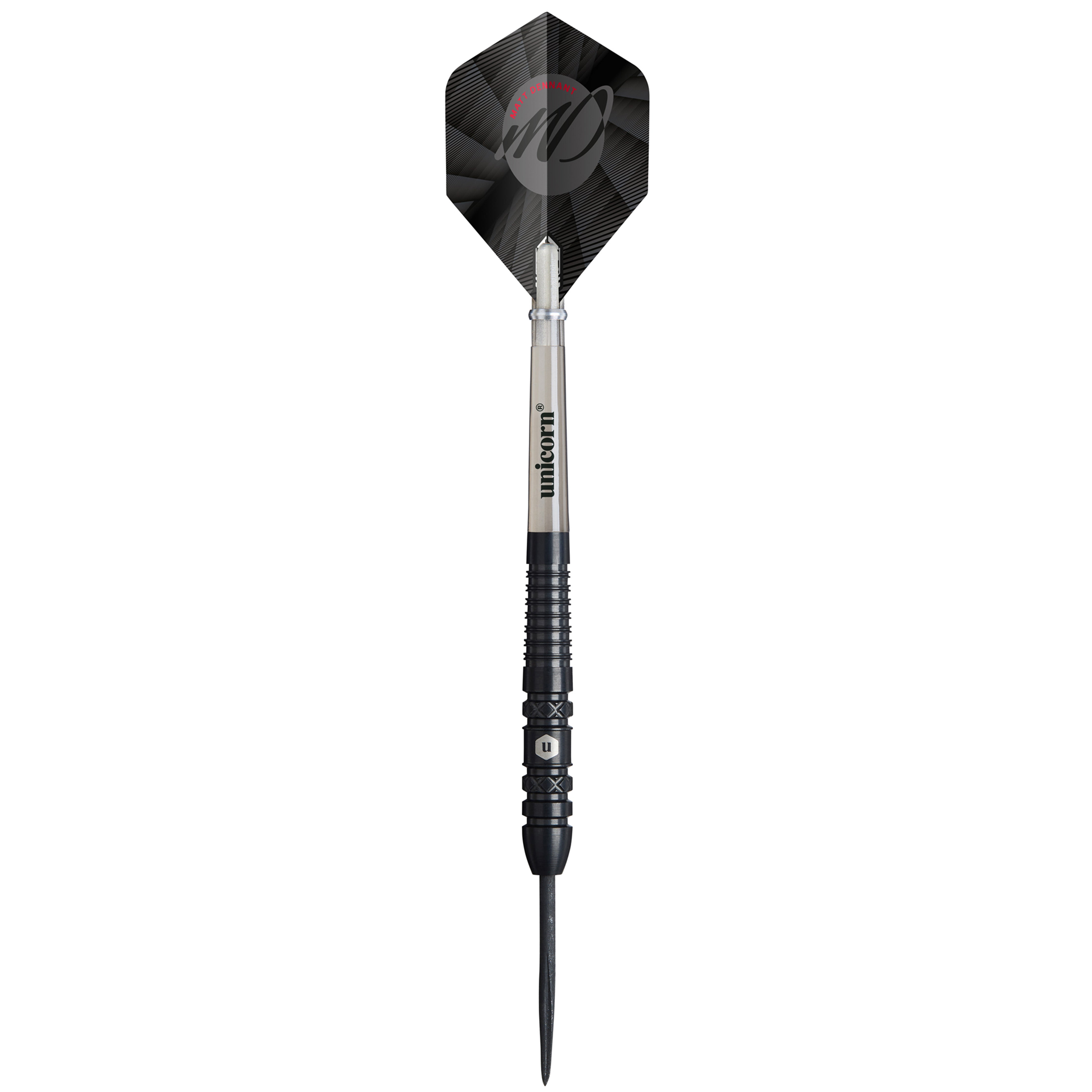 Unicorn Matt Dennant Steel Tip Darts - 90% Tungsten - 25g