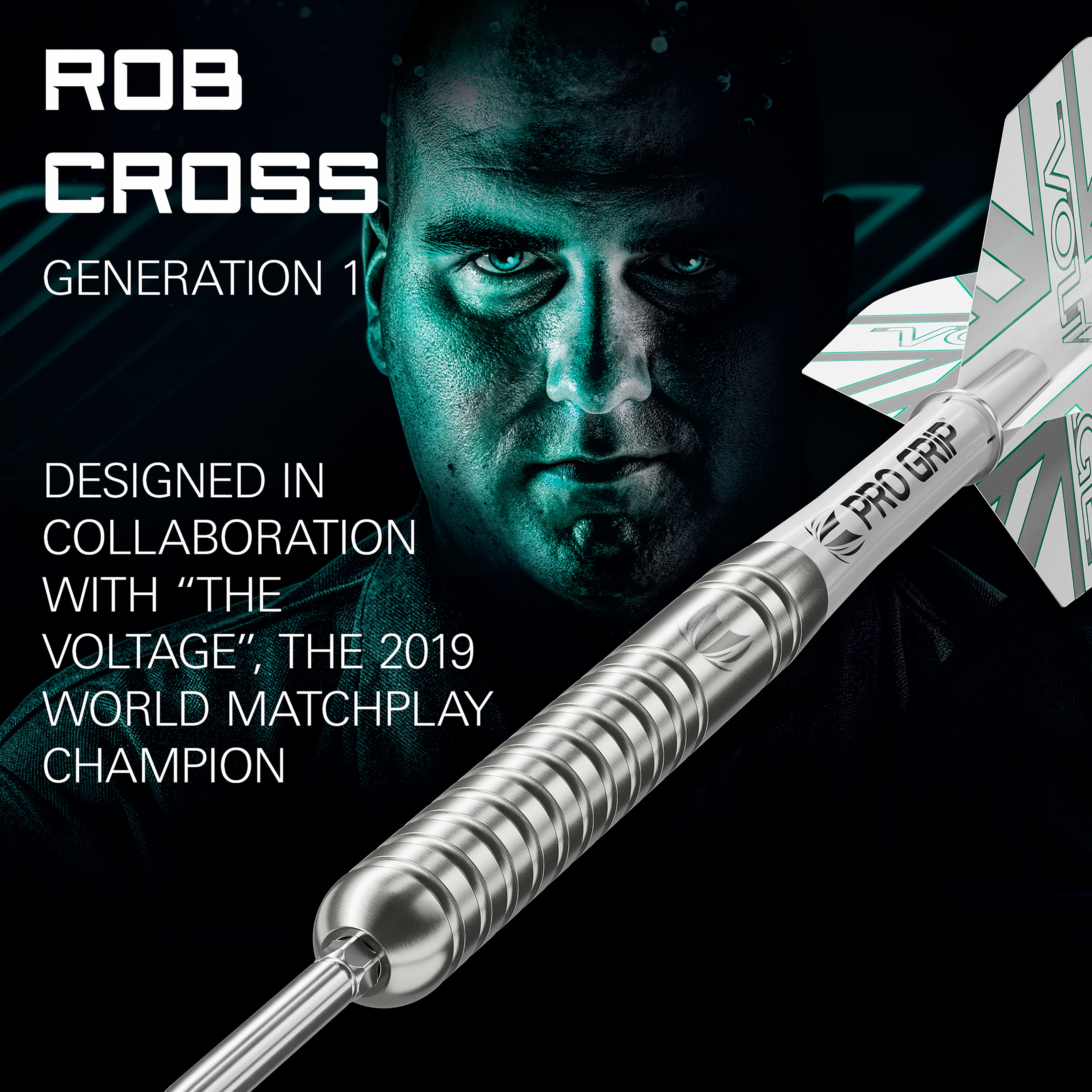 Target Rob 'Voltage' Cross - G1 - Swiss Point - 90% Tungsten Darts - 21g 23g
