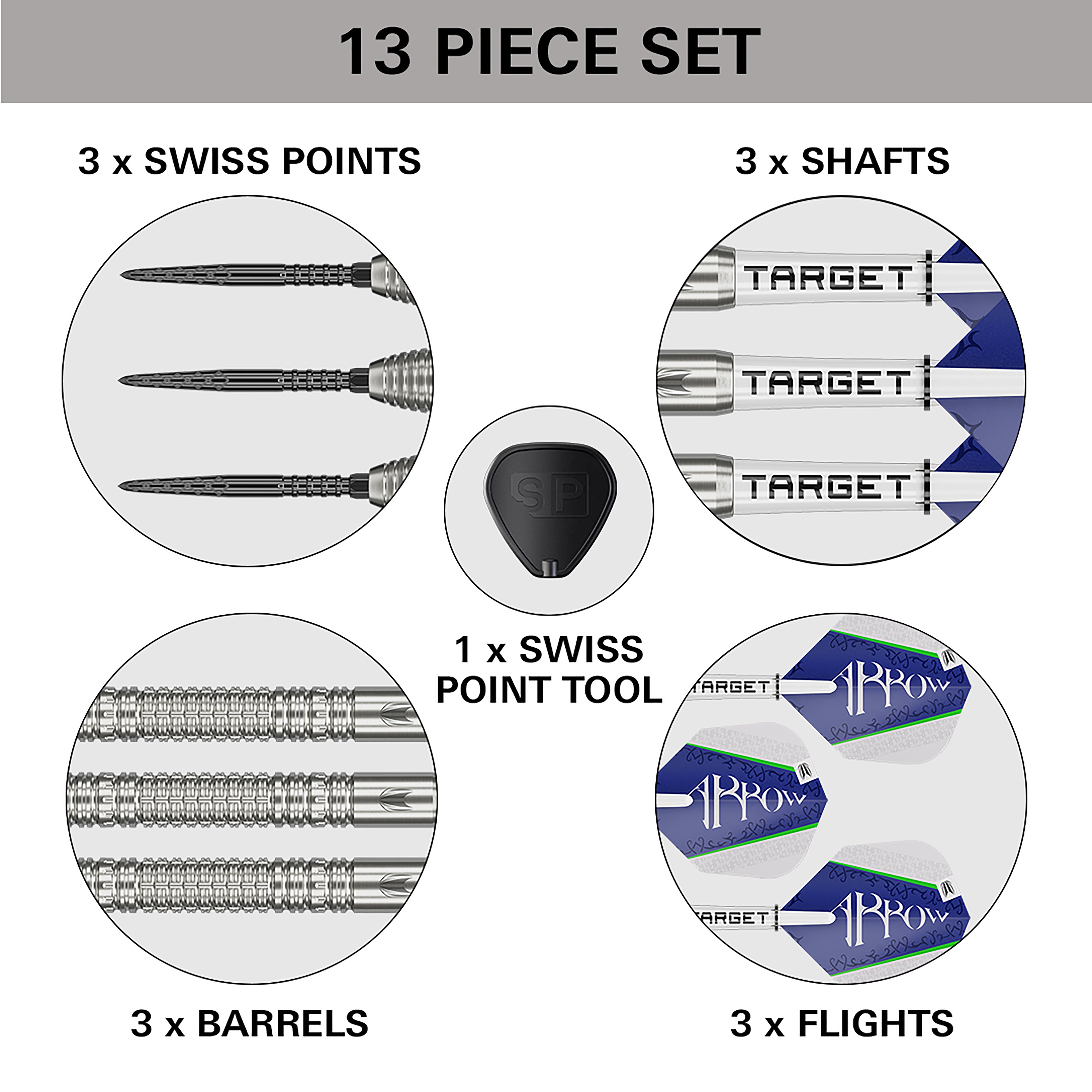 Target Shane 'The Arrow' McGuirk - G1 - 90% Tungsten Darts - SP - 23g