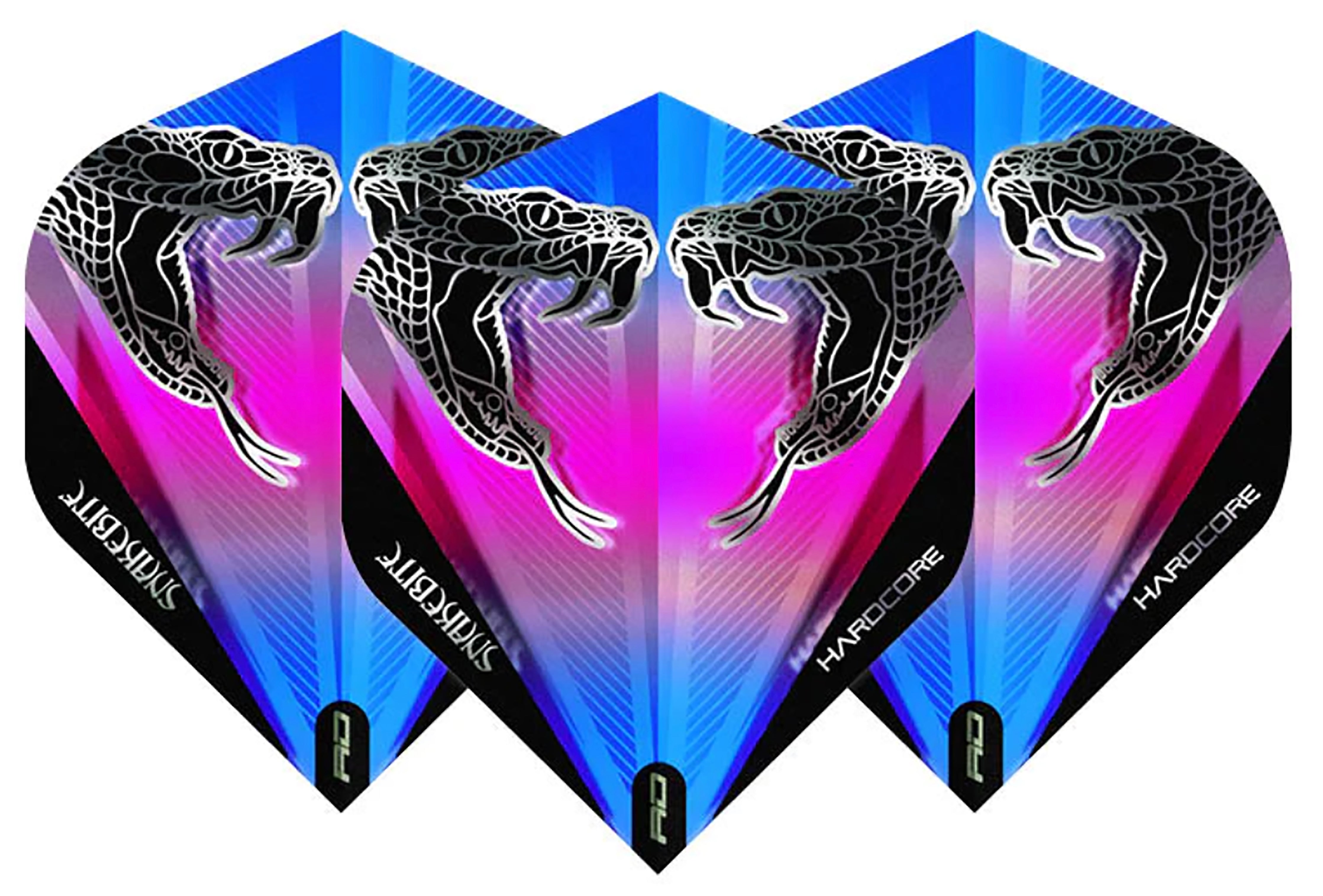 Red Dragon Peter Wright - Snakebite - Hardcore - Snake Head Black - Dart Flights