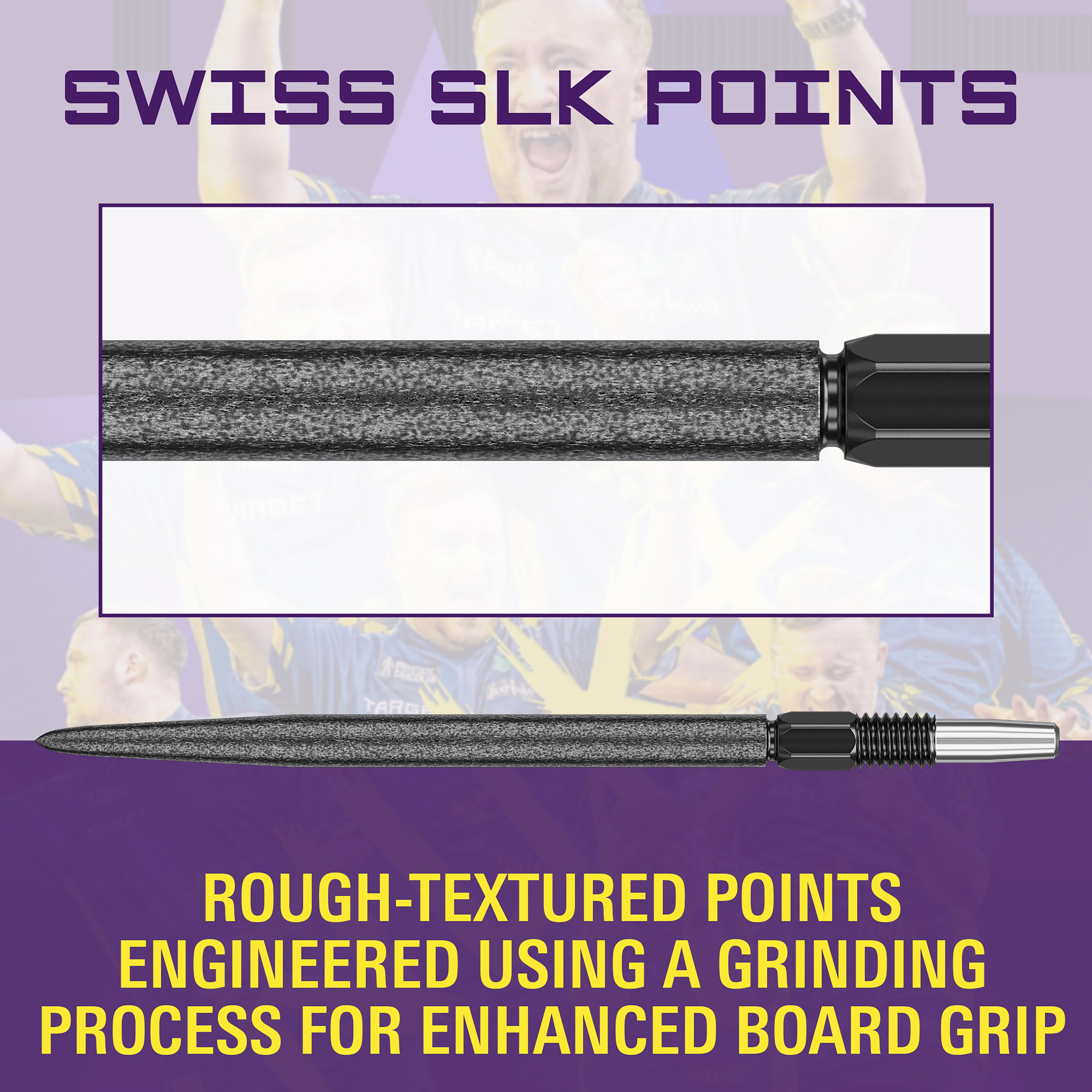 Target Swiss SLK Dart Points - Black - 30mm, 35mm & 42mm - Luke Littler 2025