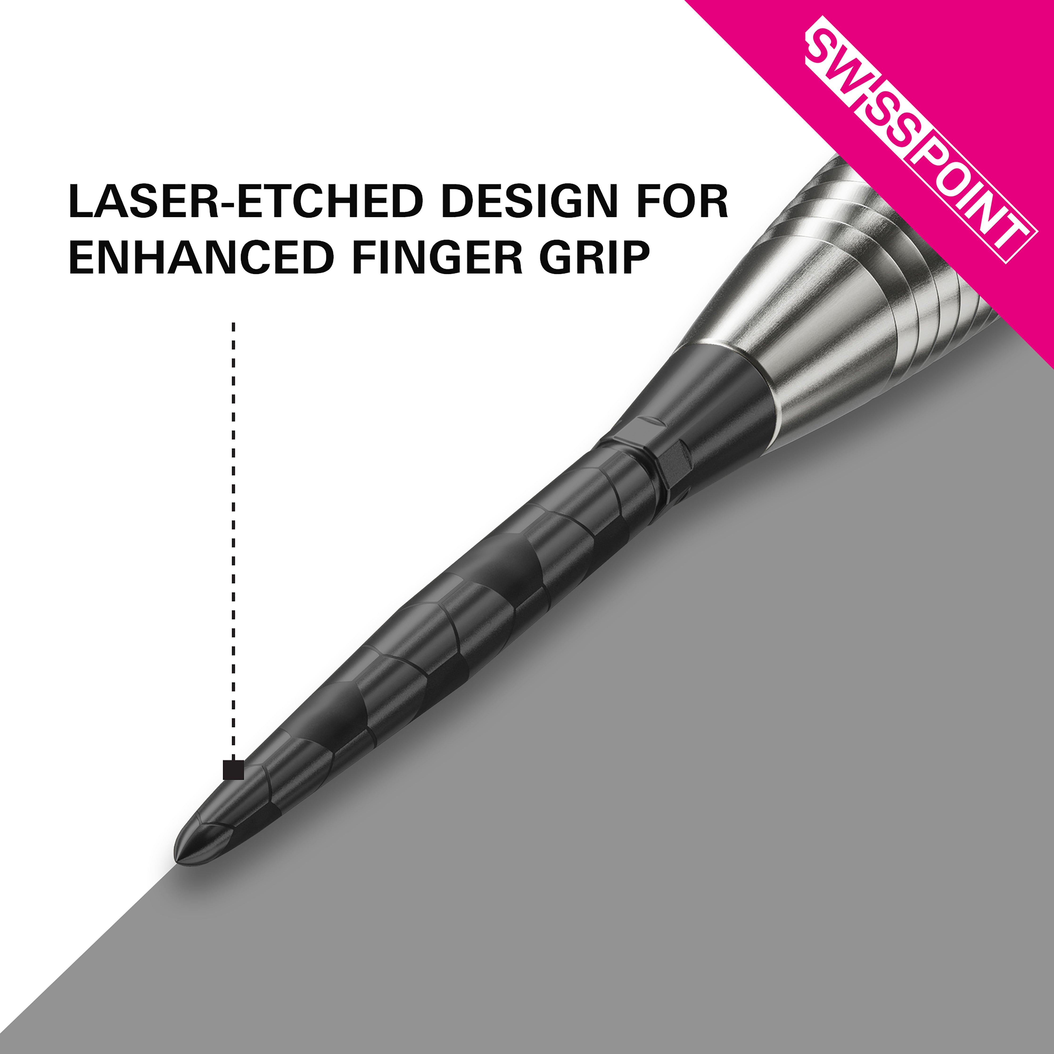 Target Swiss Storm Onyx - Dart Points - 26mm 30mm 35mm - Black