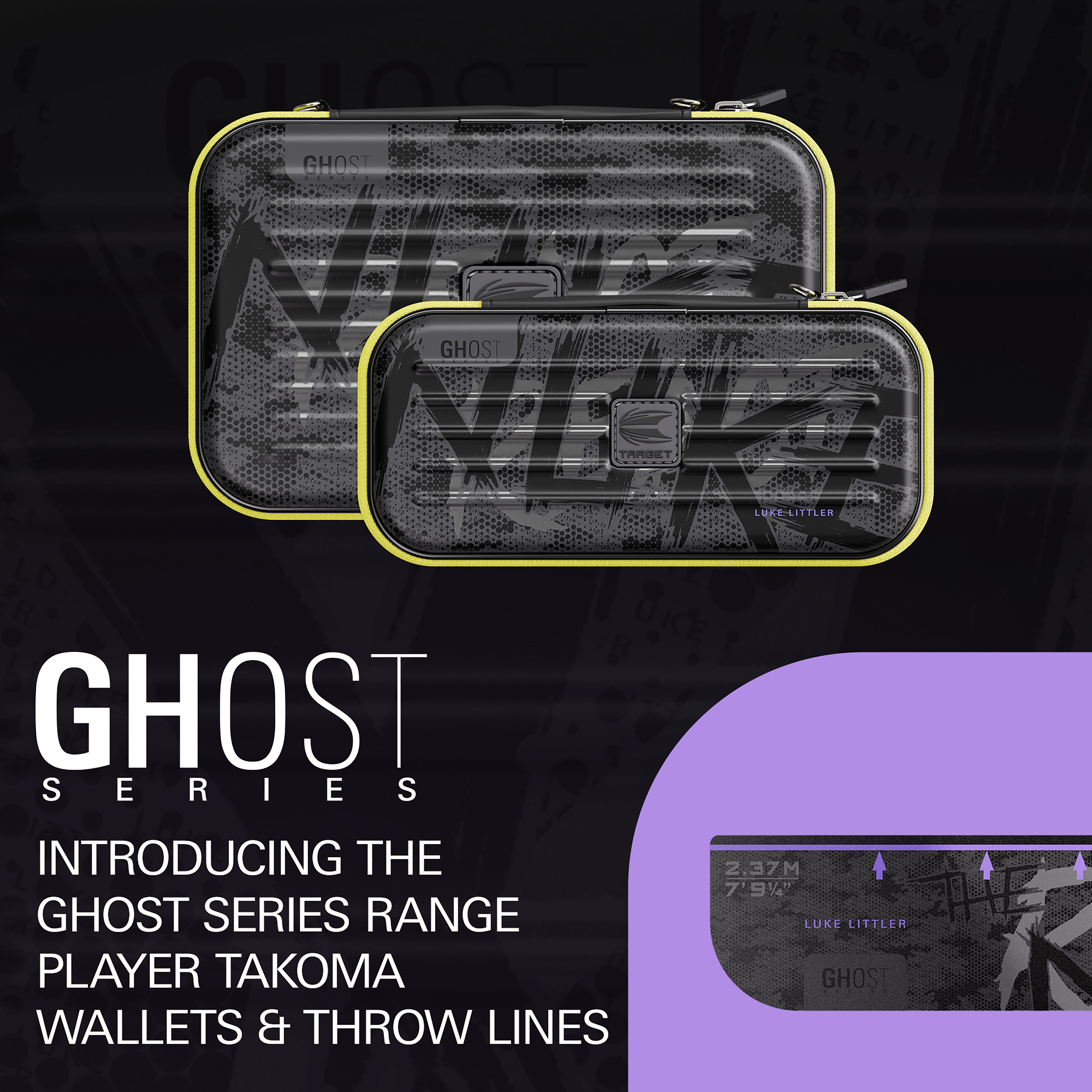 Target Luke 'The Nuke' Littler - Ghost Series Takoma Dart Wallet