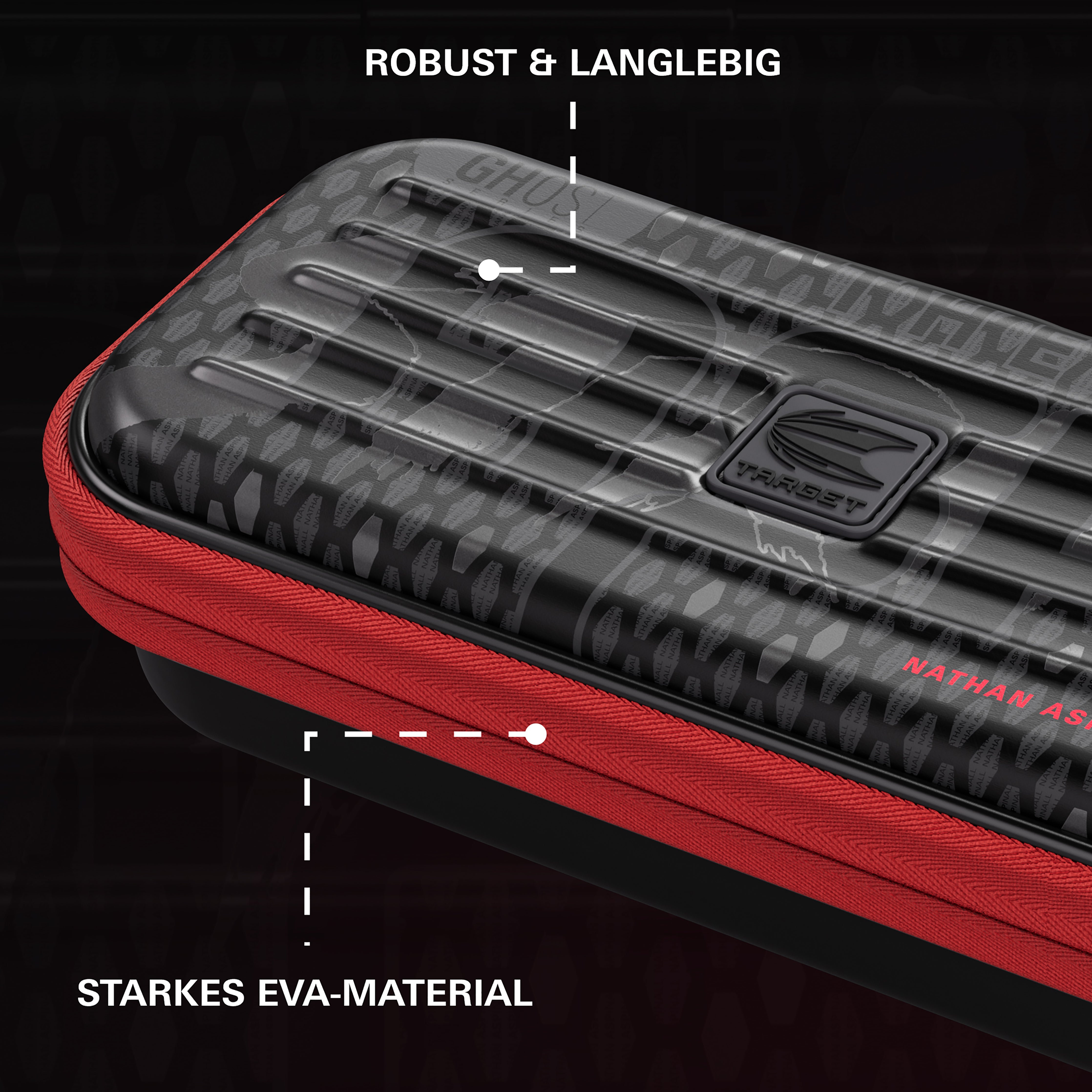 Target Nathan 'The Asp' Aspinall - Ghost Series Takoma Dart Wallet