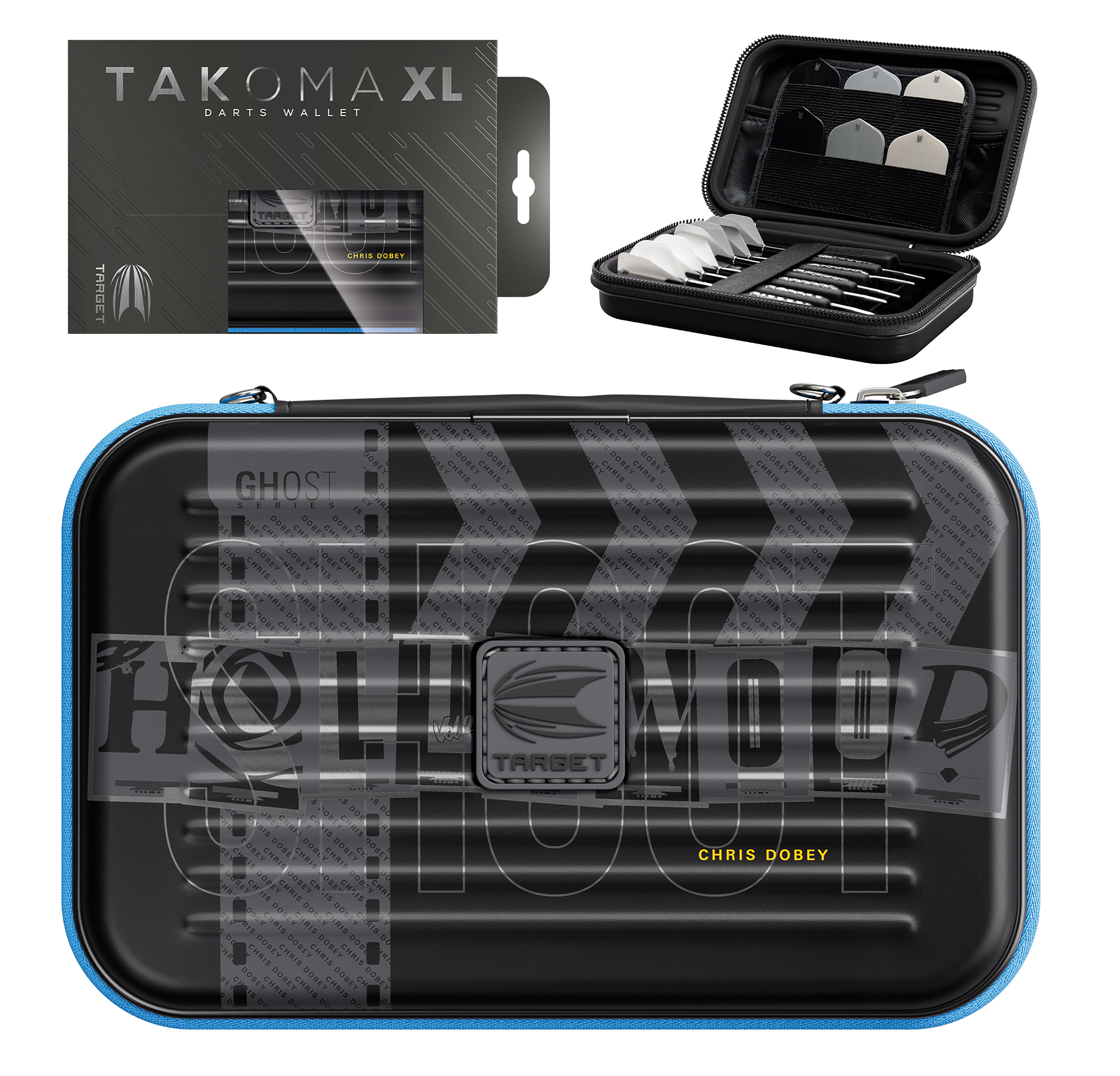 Target Chris 'Hollywood' Dobey - Ghost Series Takoma XL Dart Wallet