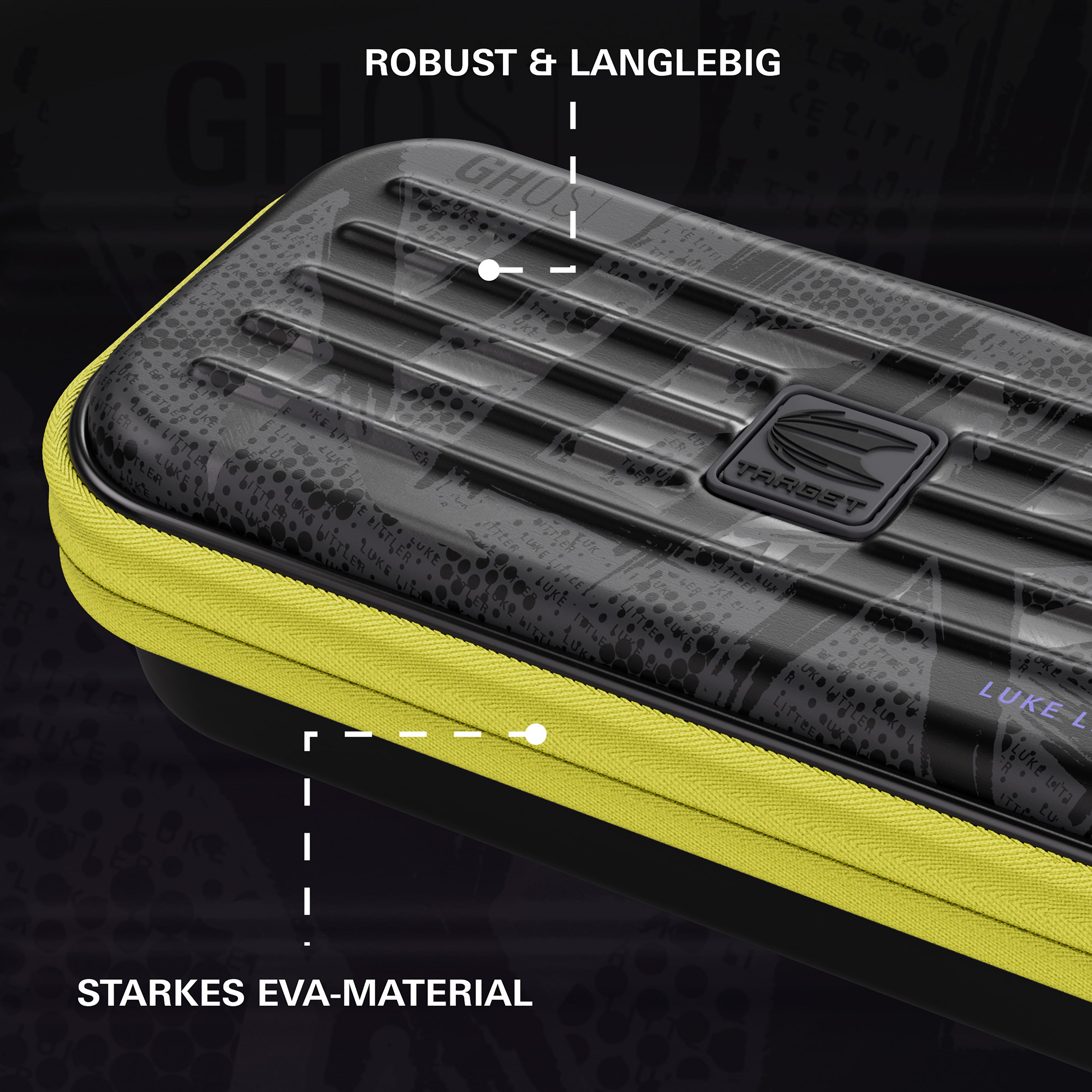Target Luke 'The Nuke' Littler - Ghost Series Takoma Dart Wallet