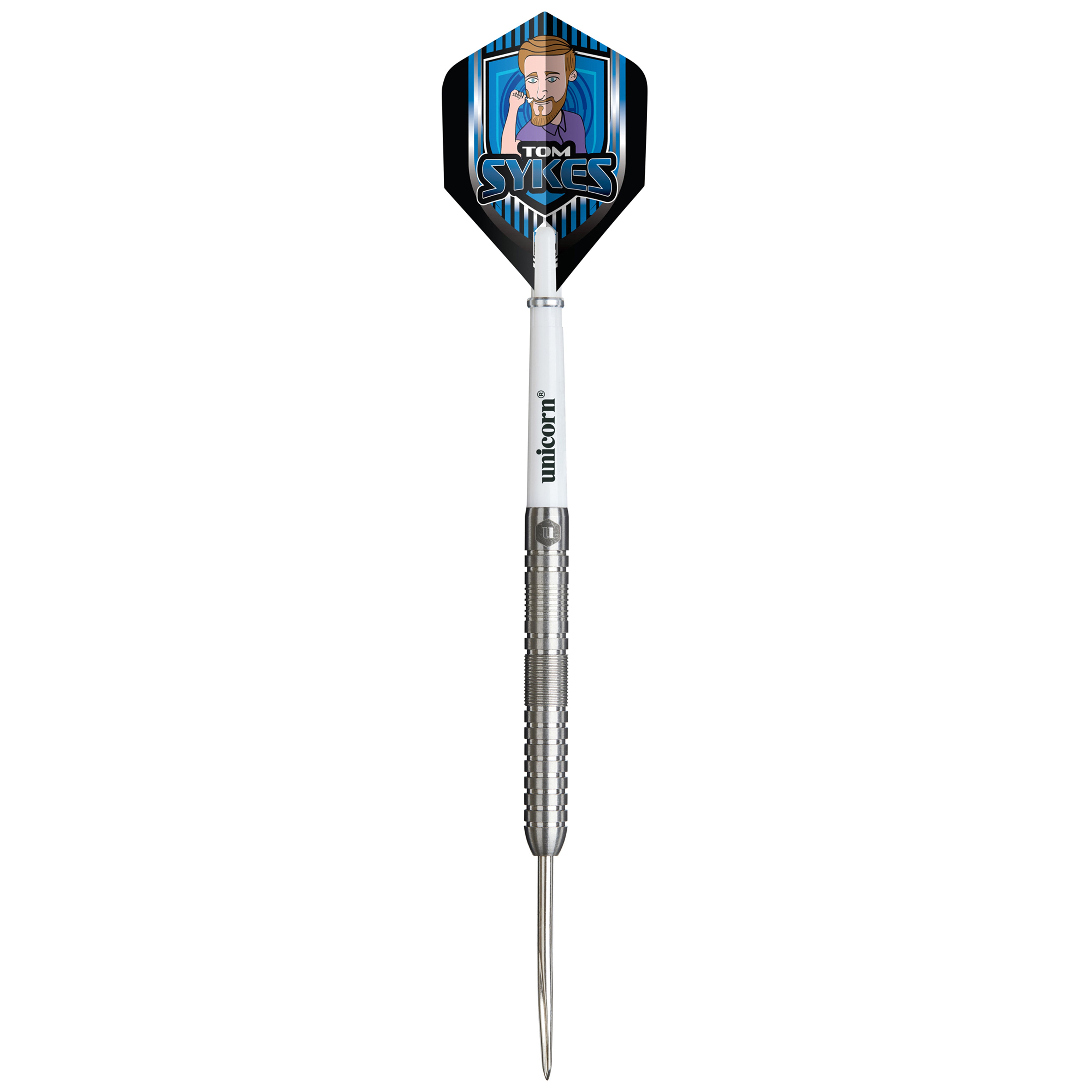 Unicorn Tom Sykes Steel Tip Darts - 90% Tungsten - 22g