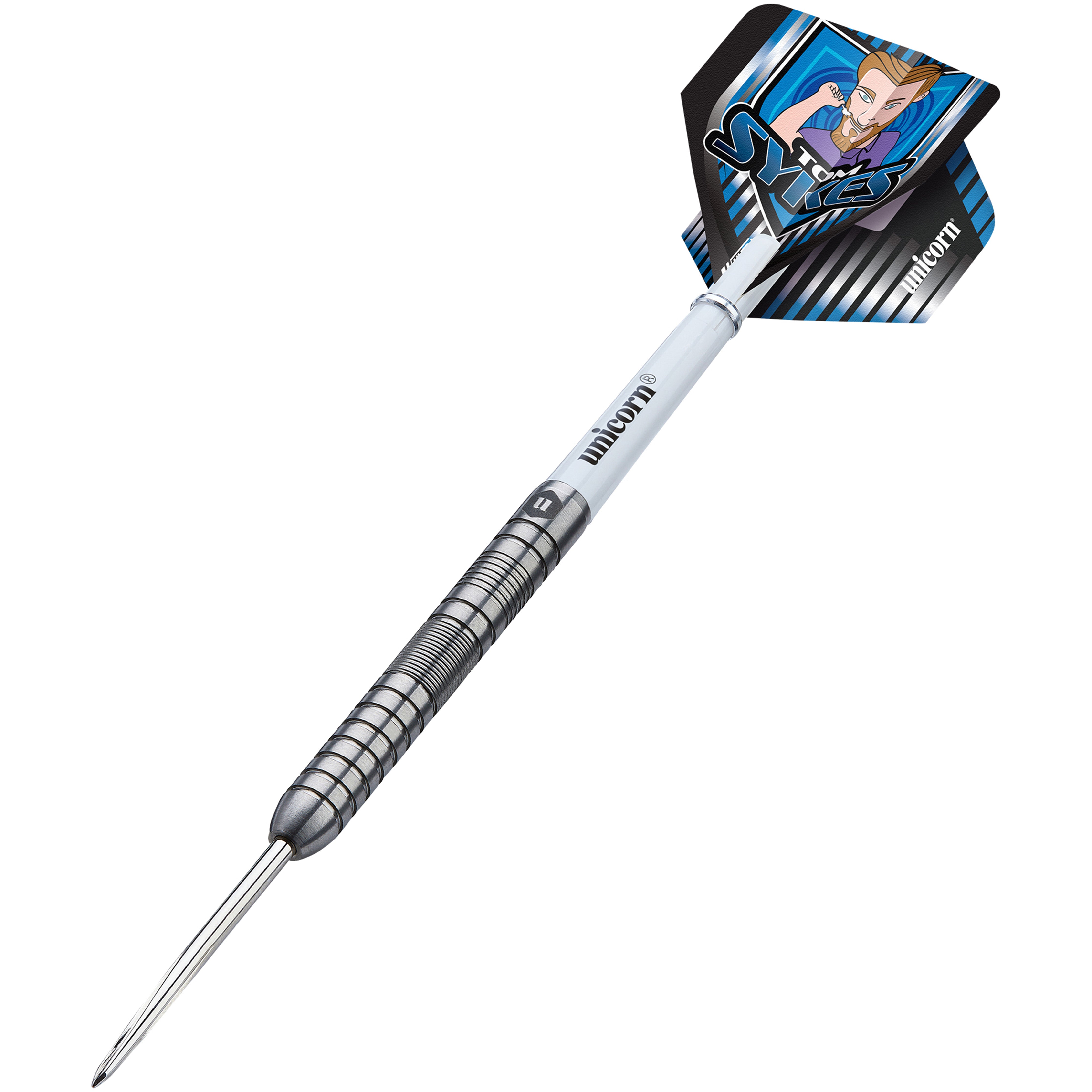 Unicorn Tom Sykes Steel Tip Darts - 90% Tungsten - 22g