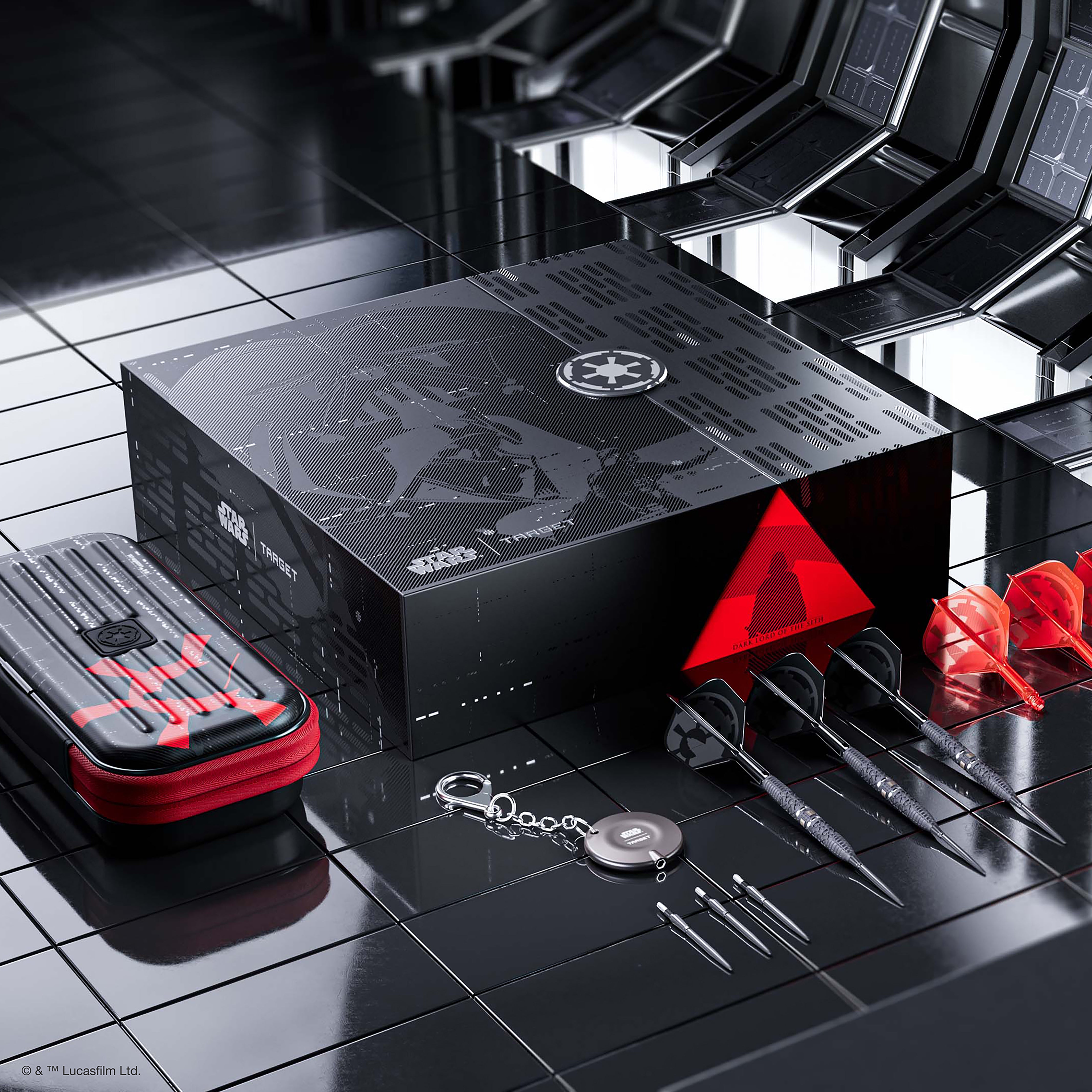 Target Star Wars Darth Vader - 95% Tungsten - SP - Steel Tip Darts - 22g 24g 26g