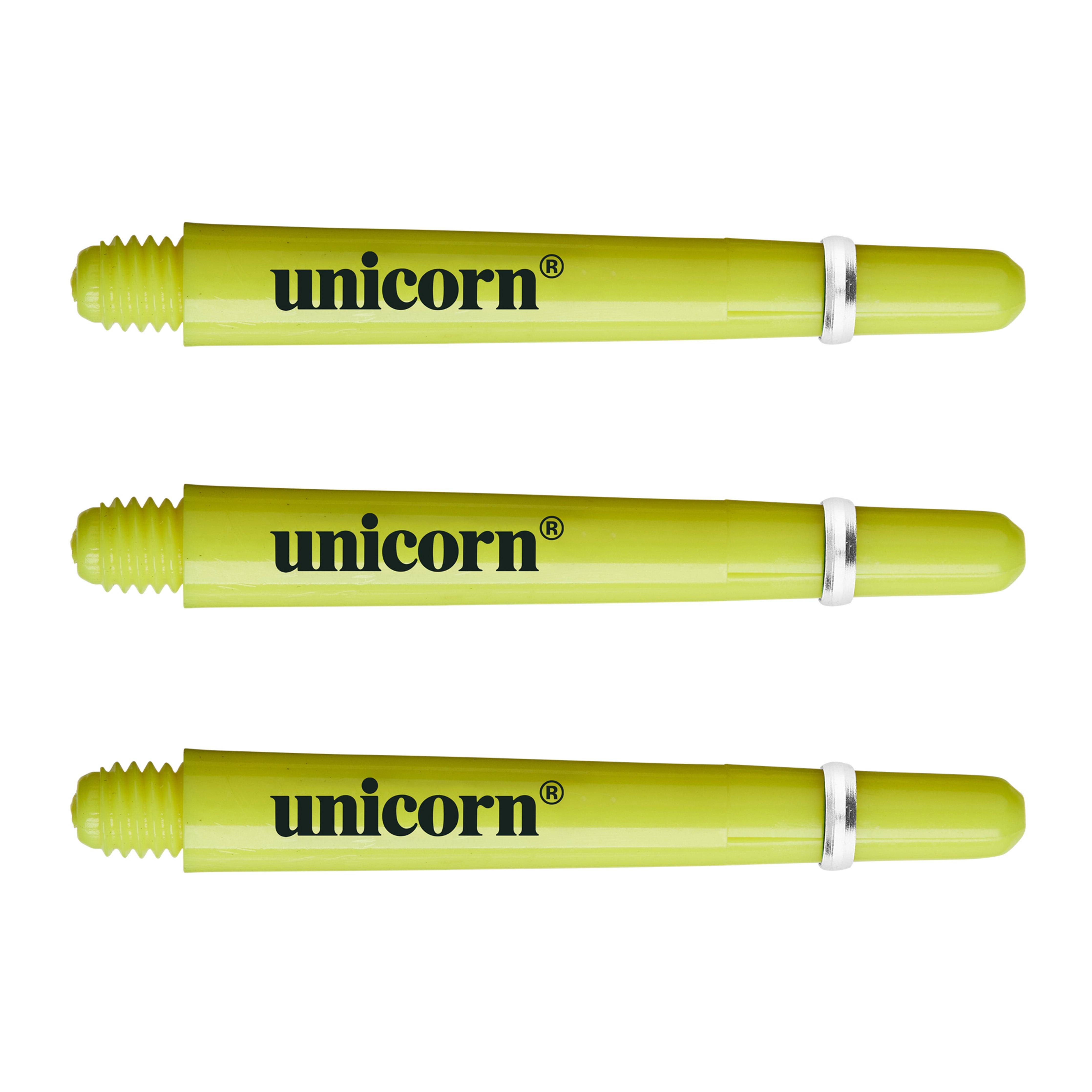 Unicorn Gripper 4 PC Dart Shafts - Neon Yellow