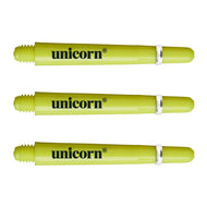 Unicorn Gripper 4 PC Dart Shafts - Neon Yellow