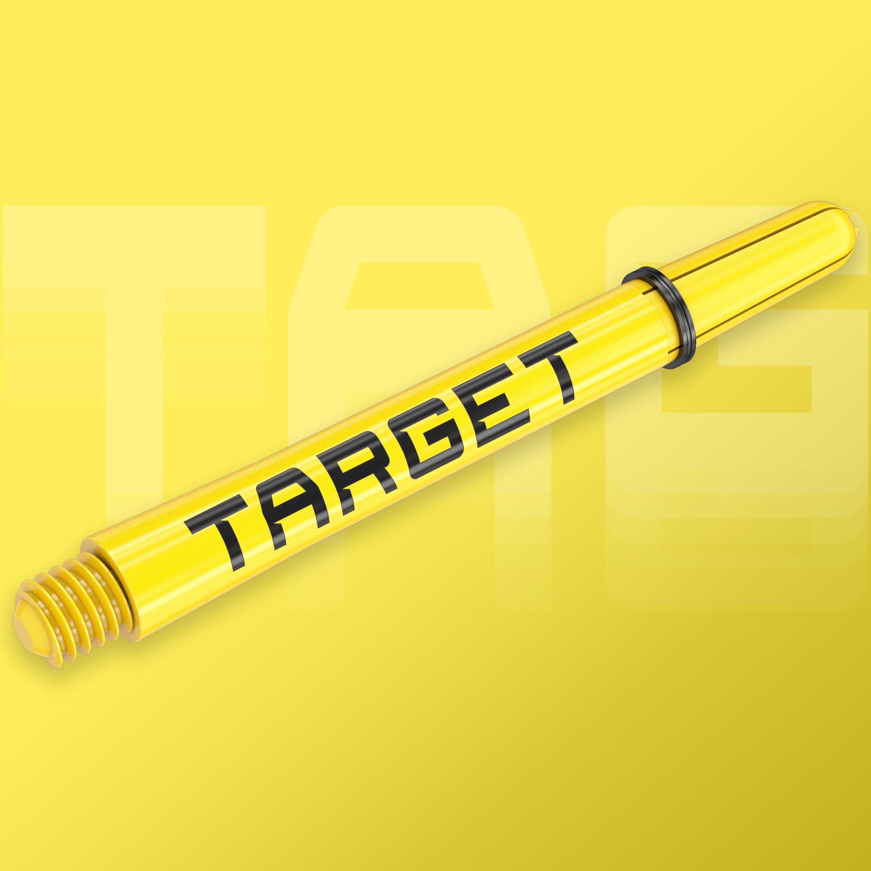 Target - Pro Grip Tag - Dart Shafts - Black & Yellow - 3 Sets included