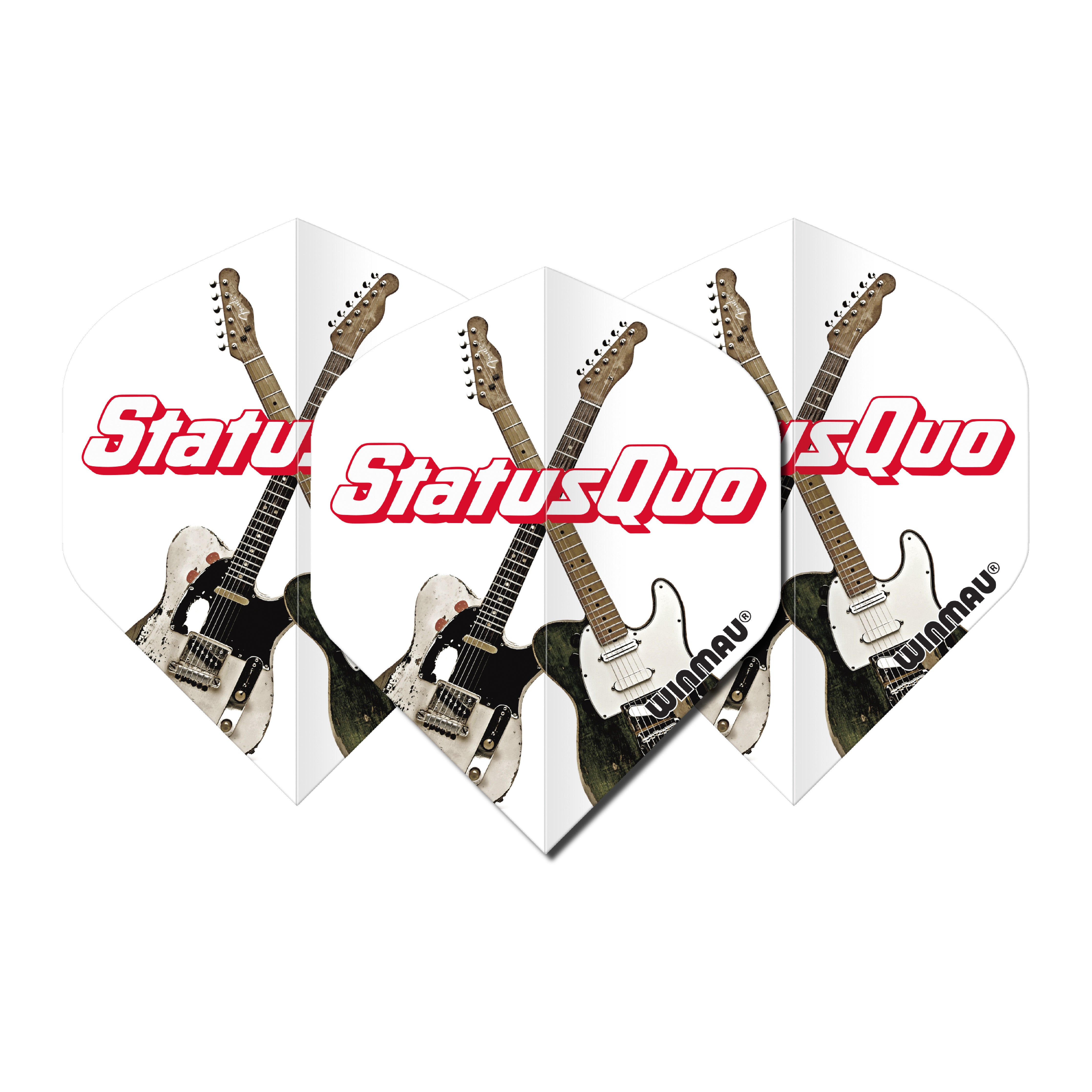 Winmau - Rock Legends - Status Quo - Guitars - Dart Flights