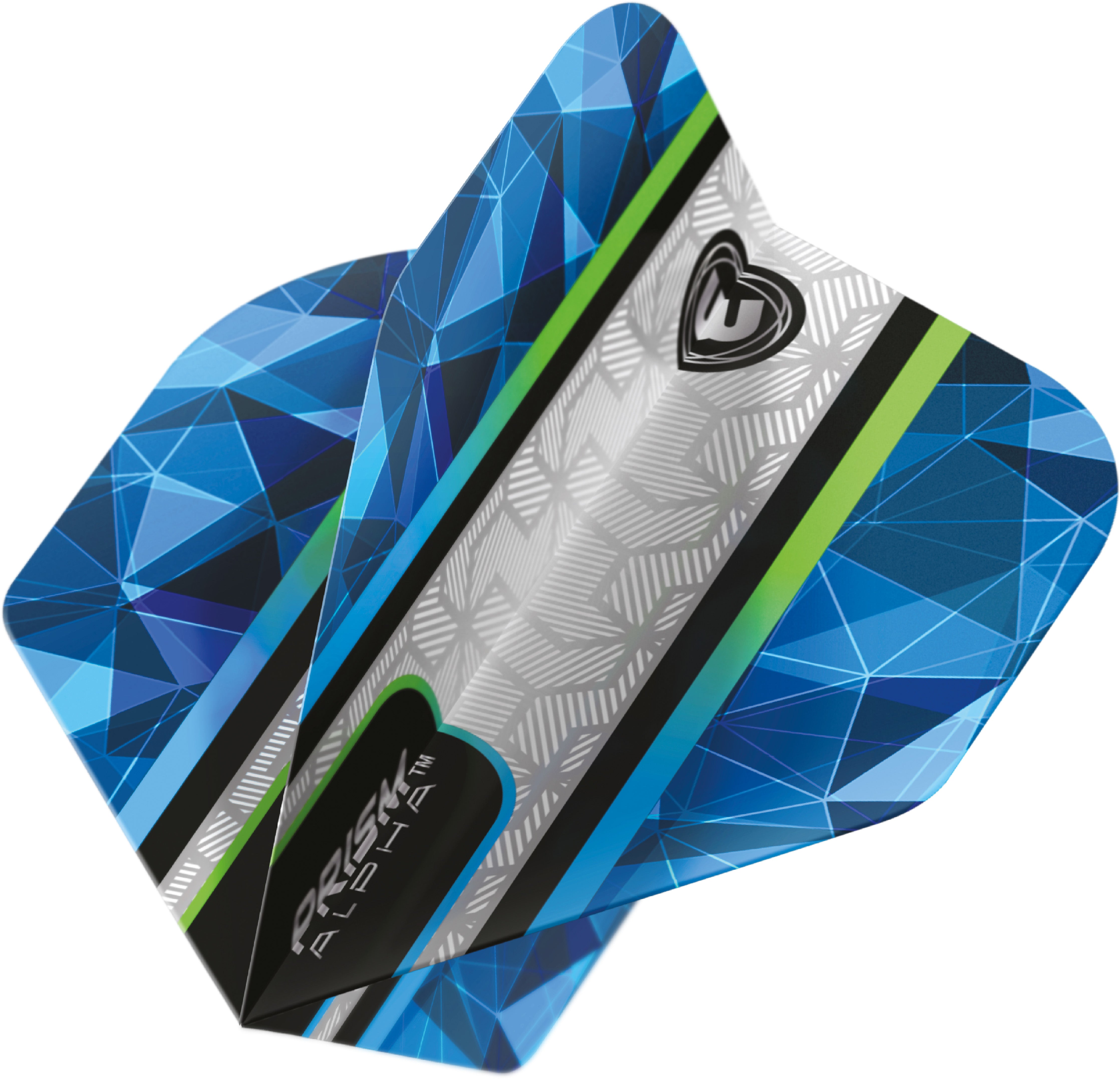 Winmau Prism Alpha - Extra Thick - Dart Flights - Poseidon - Standard Shape