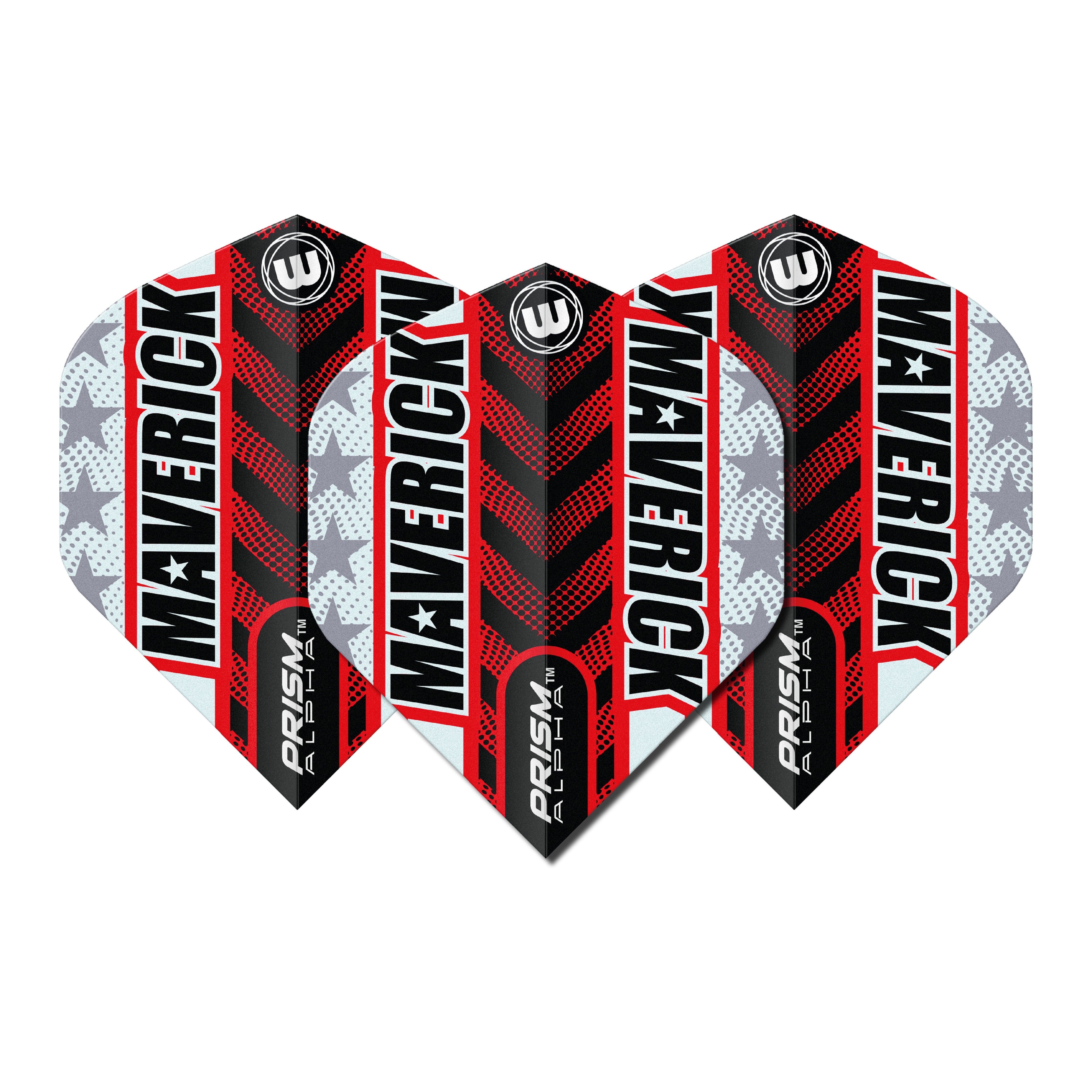 Winmau Prism Alpha - Extra Thick - Dart Flights - Maverick - Standard Shape