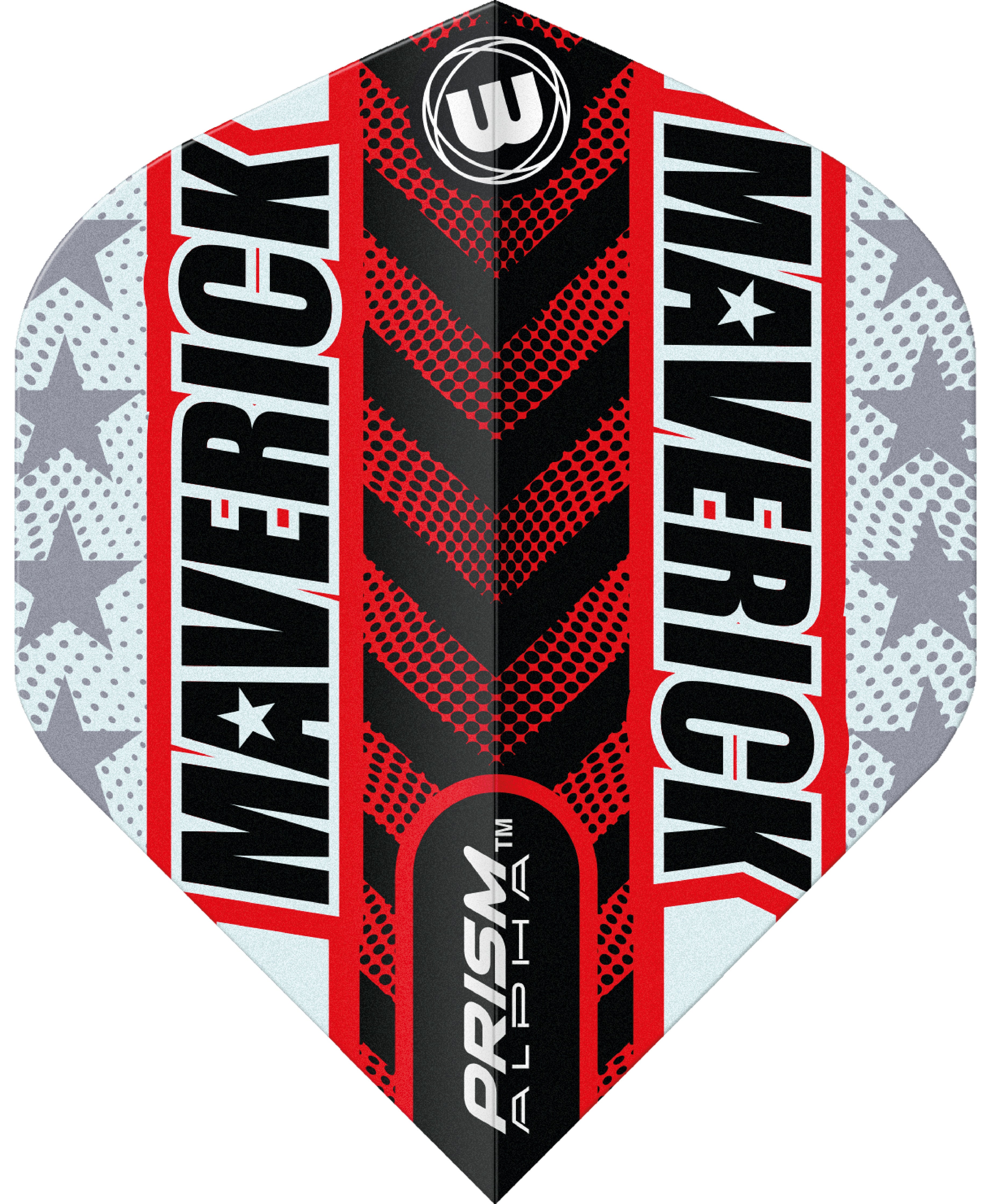 Winmau Prism Alpha - Extra Thick - Dart Flights - Maverick - Standard Shape