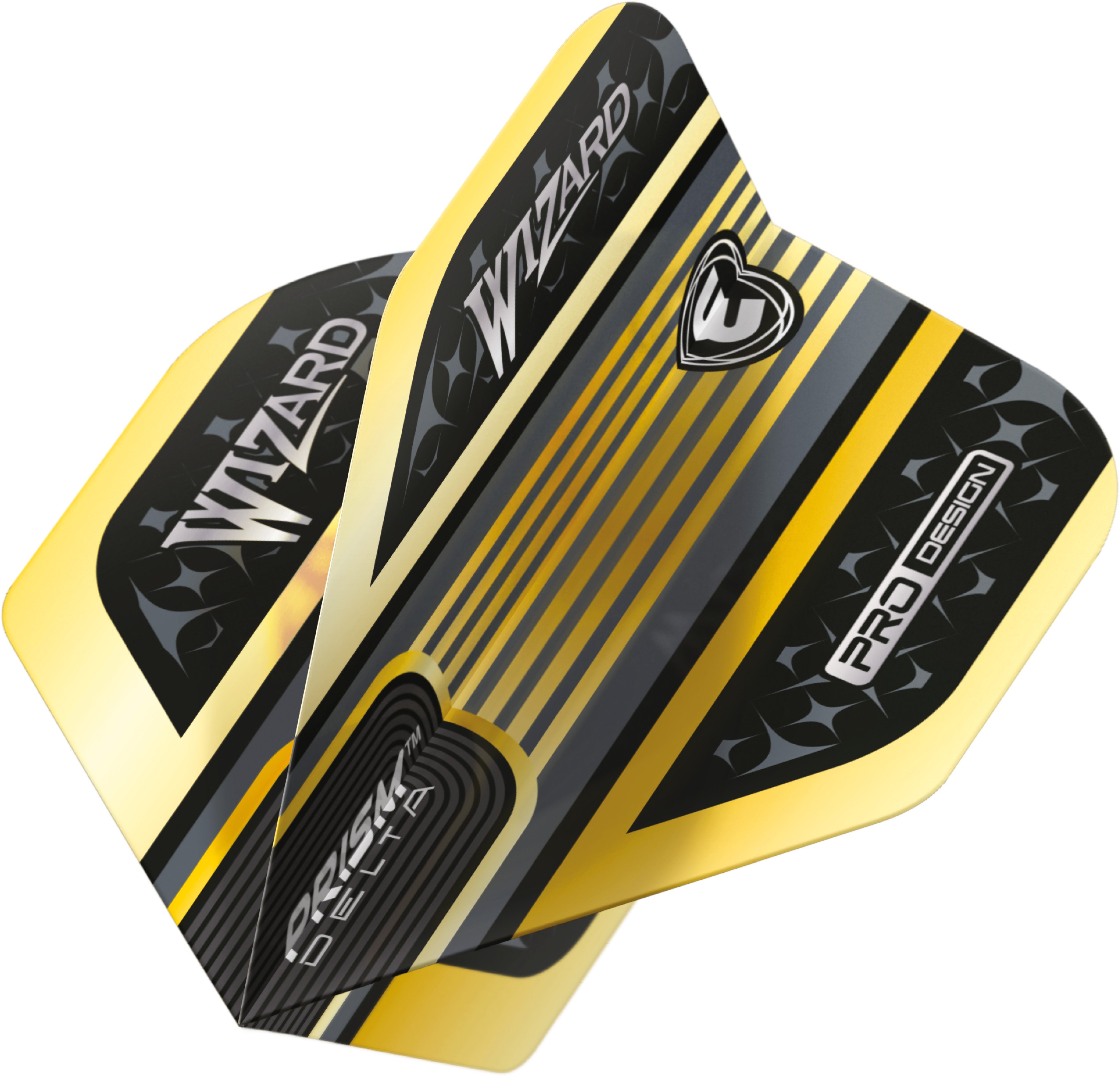 Winamu Prism Delta - Simon Whitlock - Wizard Gold - Dart Flights - Standard Shape