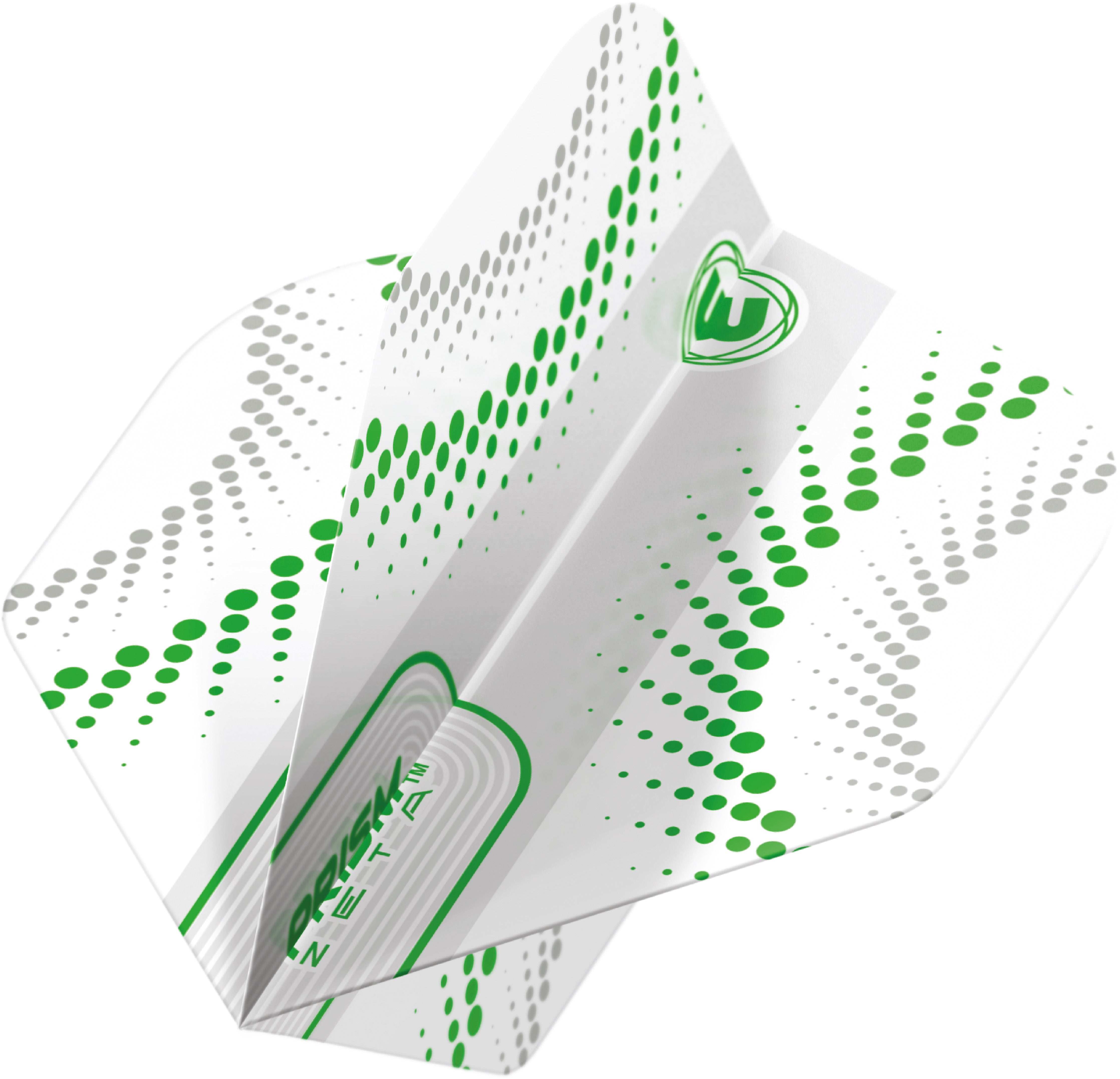 Winmau Prism Zeta - Extra Thick - Dart Flights - Circles - Green