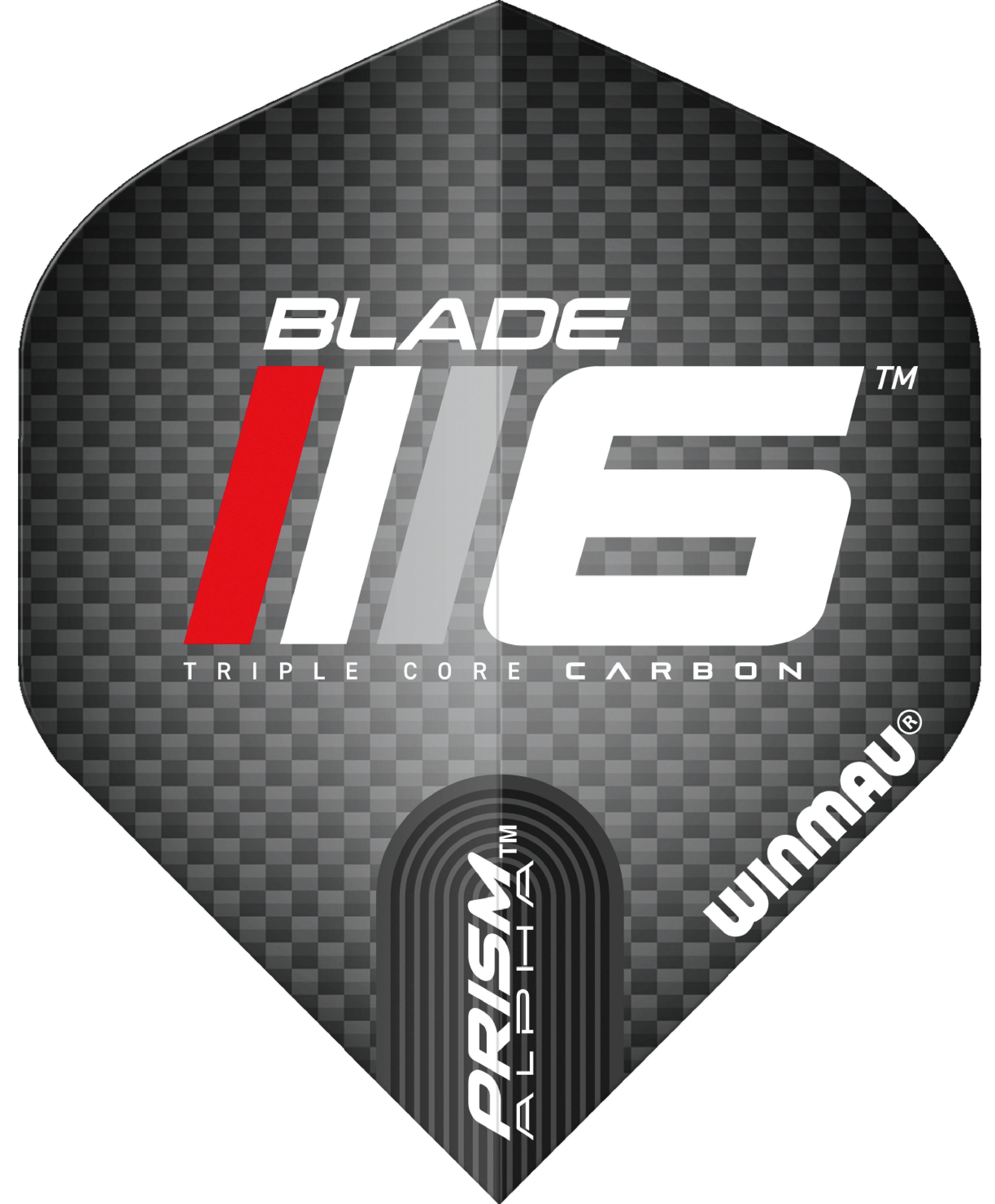 Winmau Prism Alpha - Extra Thick - Dart Flights - Blade 6 - Standard Shape