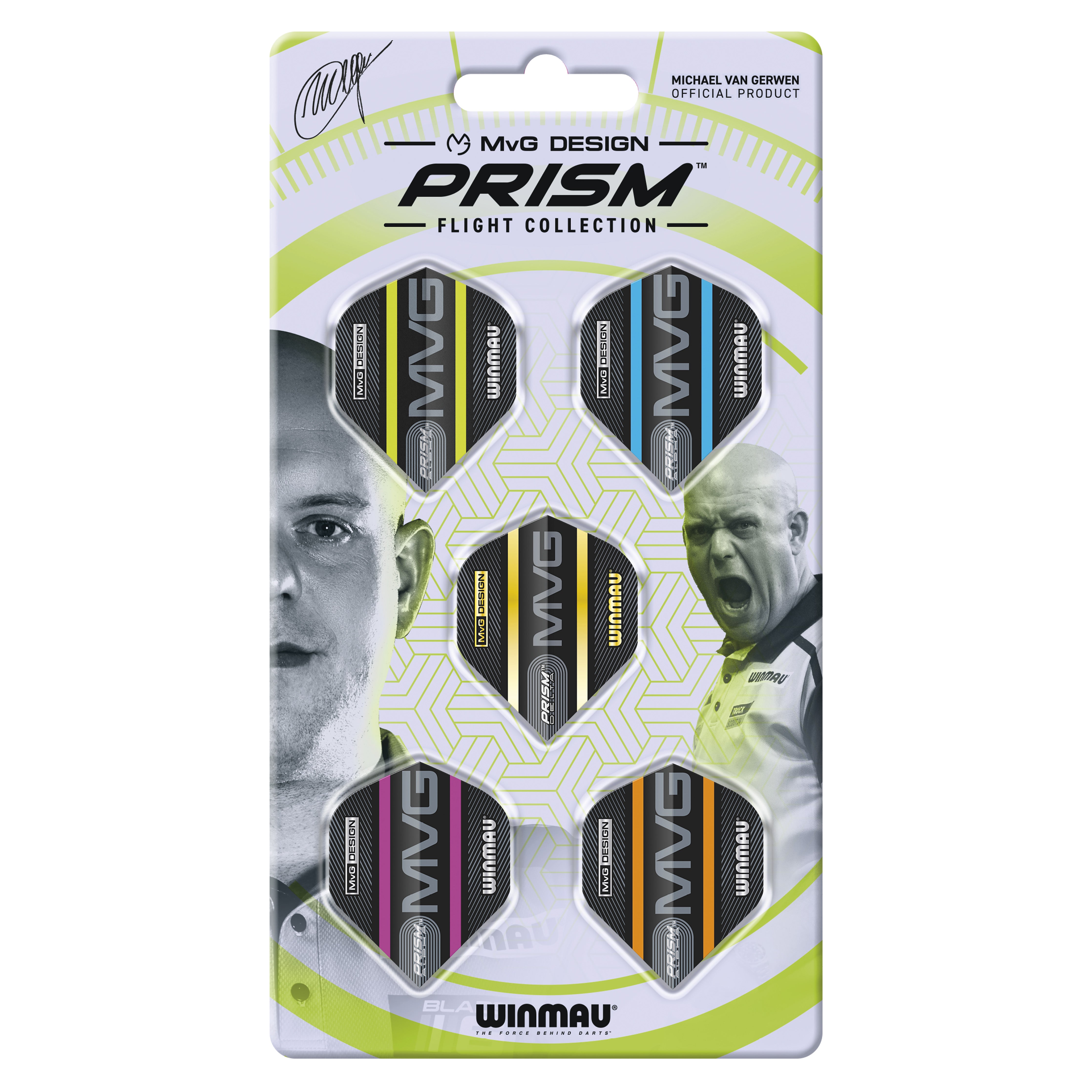 Winmau MVG - Michael Van Gerwen - Prism Dart Flight Collection - Standard Shape
