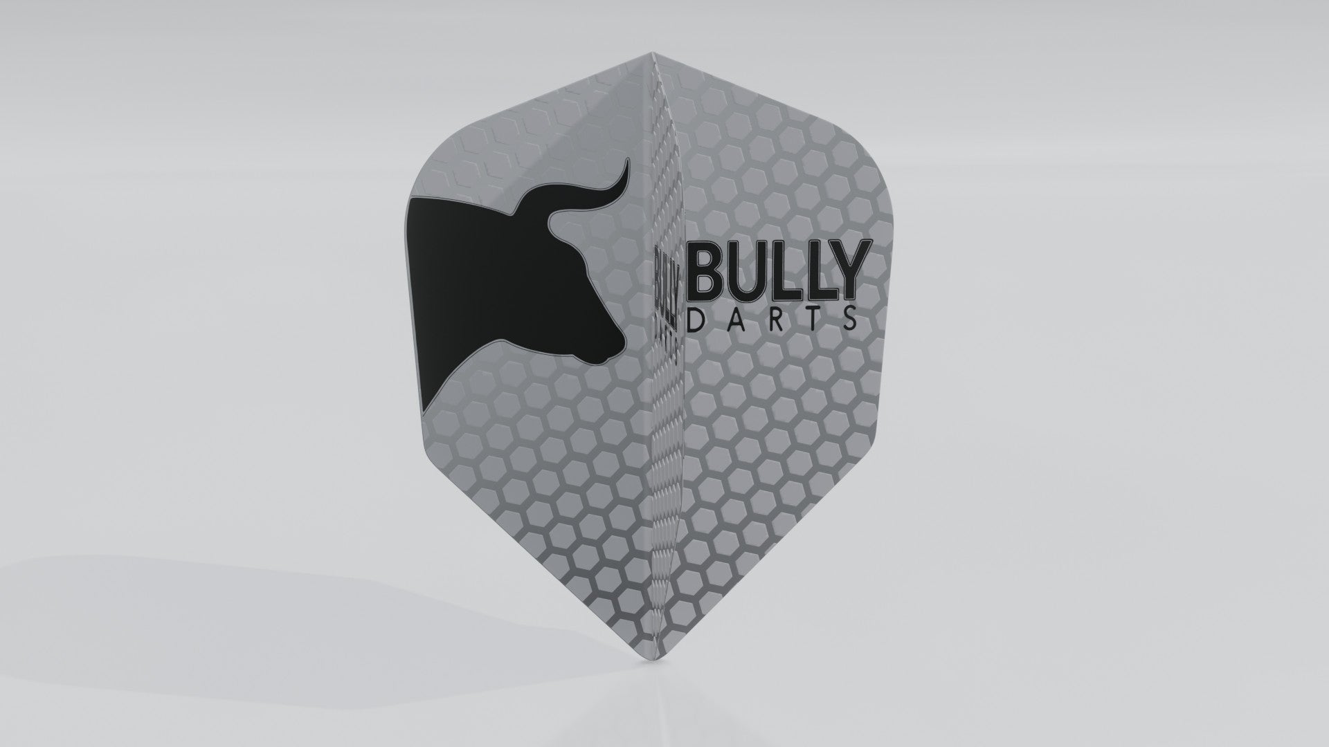 Bully Dart Flights - 100 Micron - No6 - Standard Shape - Silver