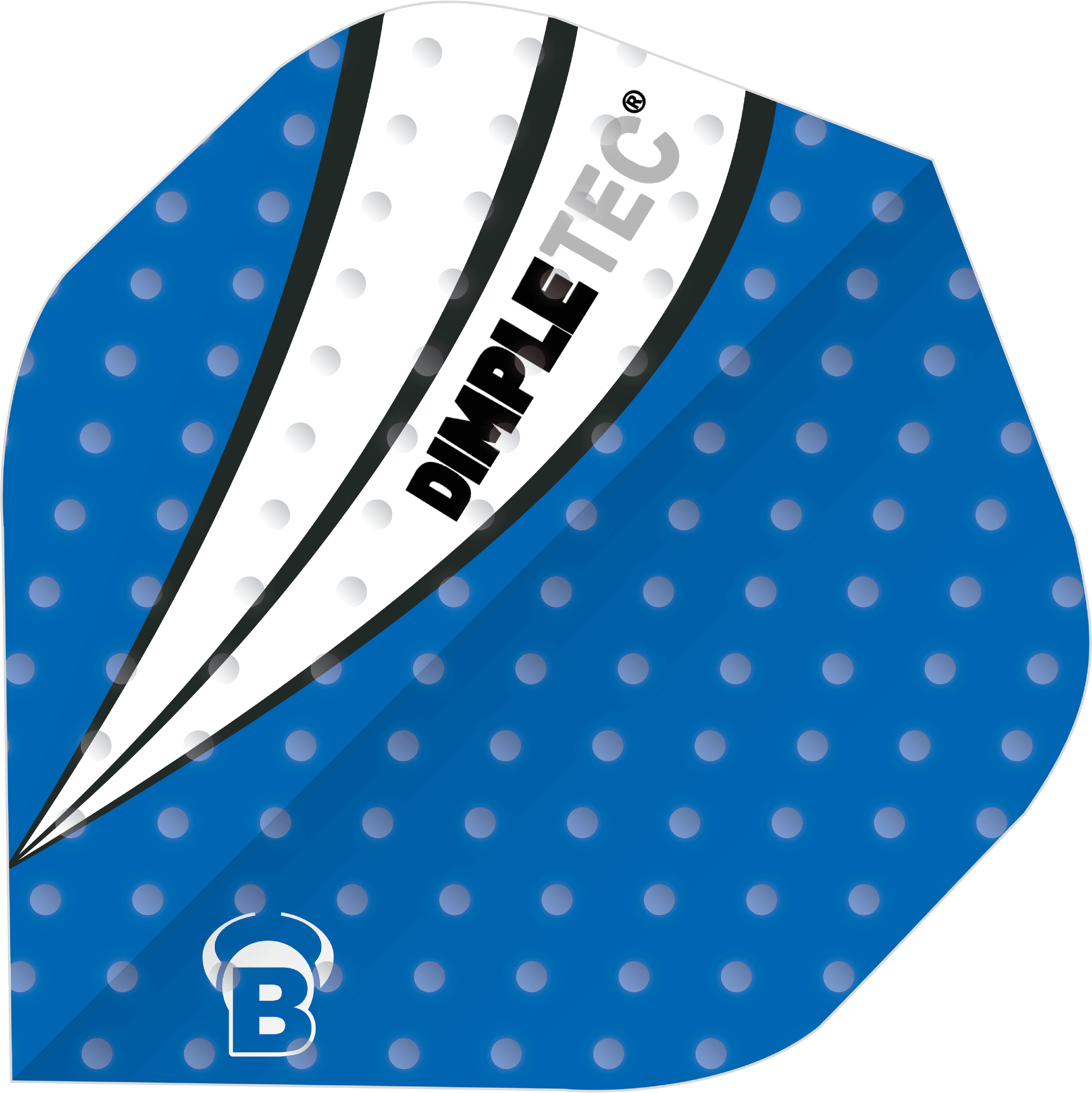 BULL'S Dimpletec Blue Dart Flights - B Standard Shape