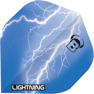 BULL'S Lightning Dart Flights - A Standard Shape - Blue