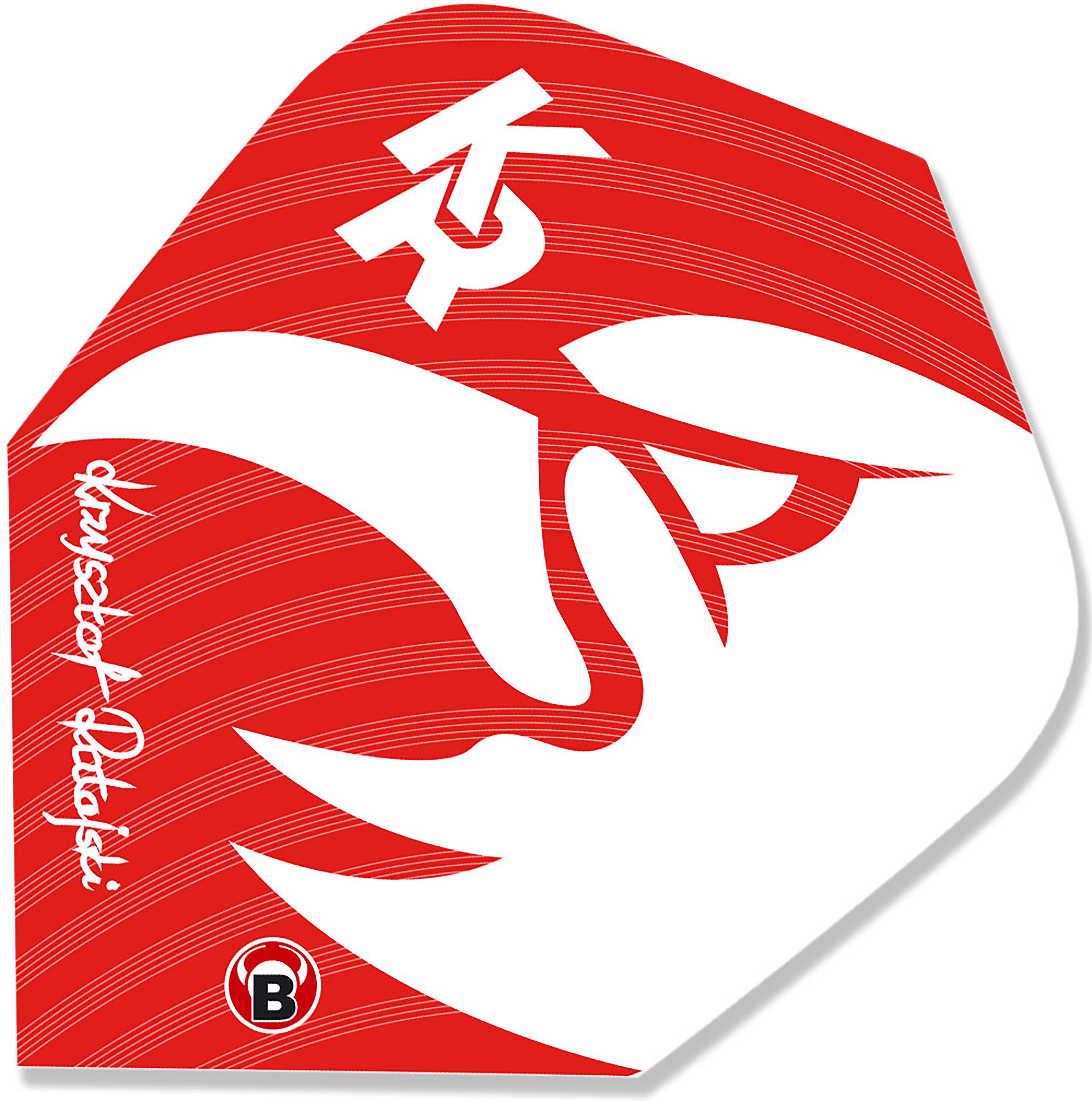 BULL'S X-Powerflite Krzysztof Ratajski - B Shape Standard Dart Flights - Polish Eagle