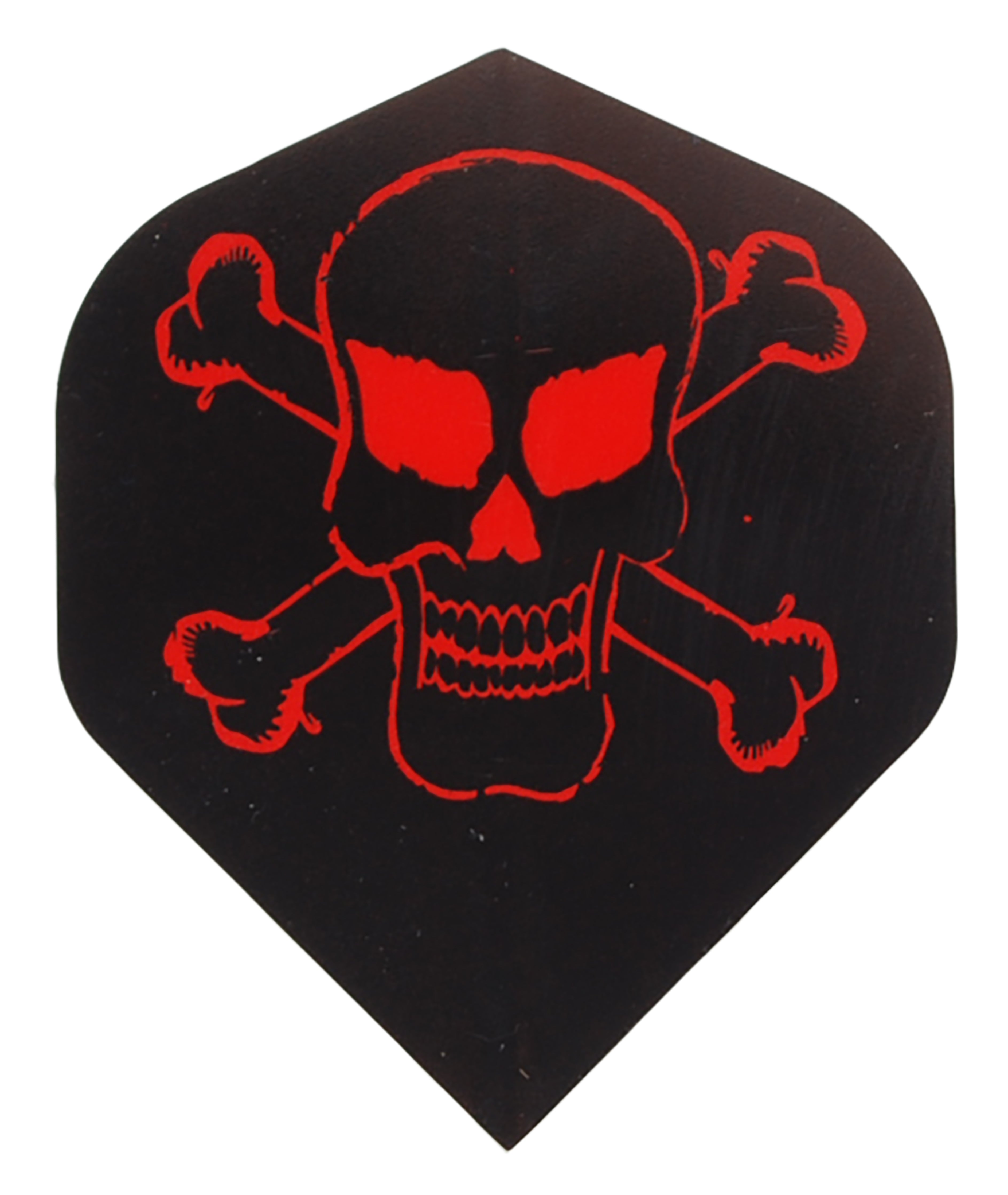 Black & Red Skull Dart Flights