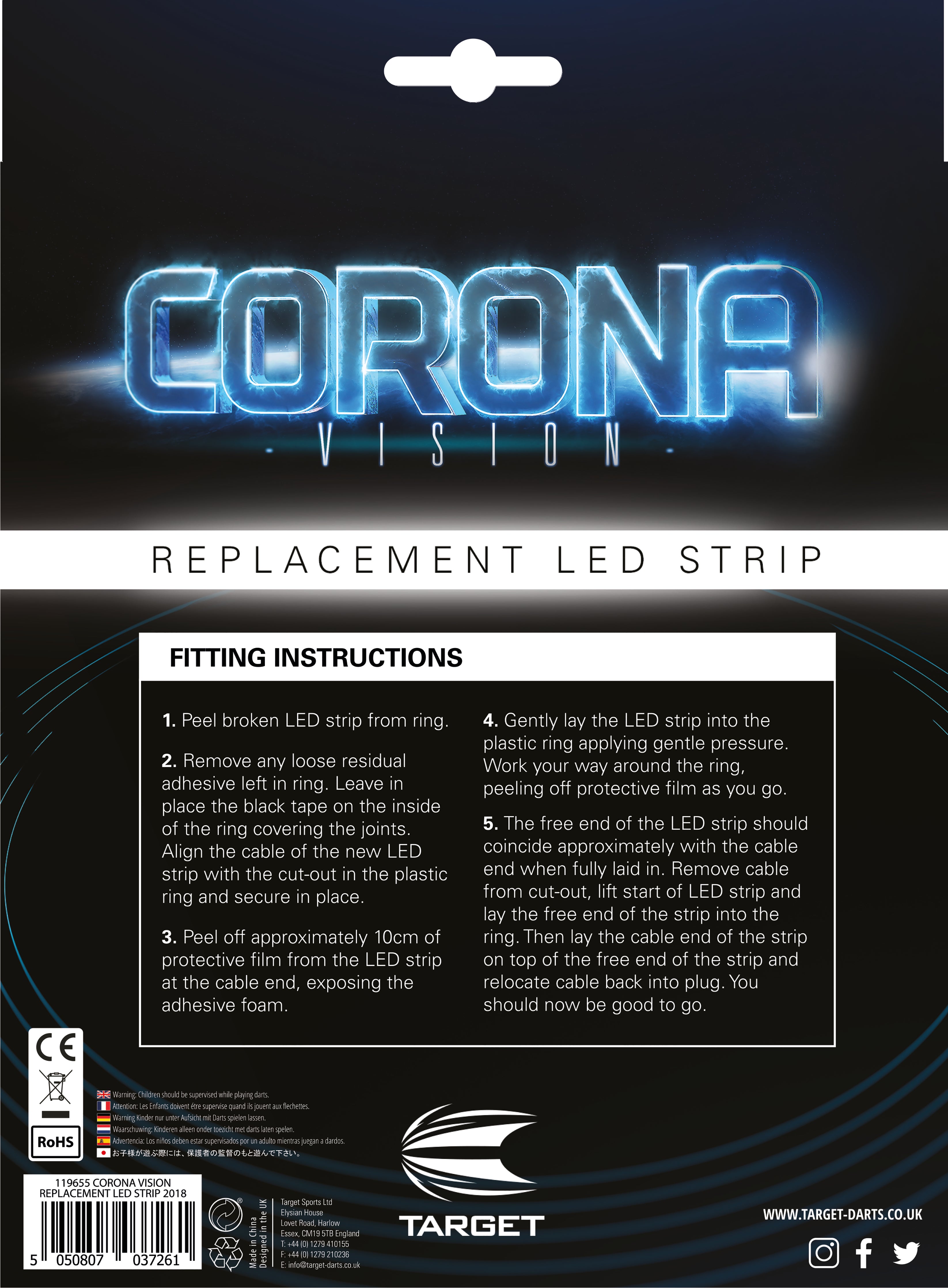 Target - LED Replacement Strip - for Corona Vision Lighting System - LED Strip