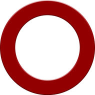 Designa Heavy Duty Dartboard Surround - Red