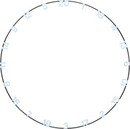 Unicorn Metal Number Dartboard Ring - Complete Outer Ring - Eclipse Ultra