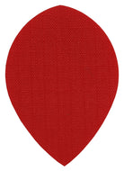 Red Fabric Pear Dart Flights