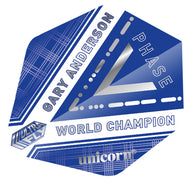 Unicorn Gary Anderson - World Champion Phase 5 - Ultrafly - Dart Flights - AR2