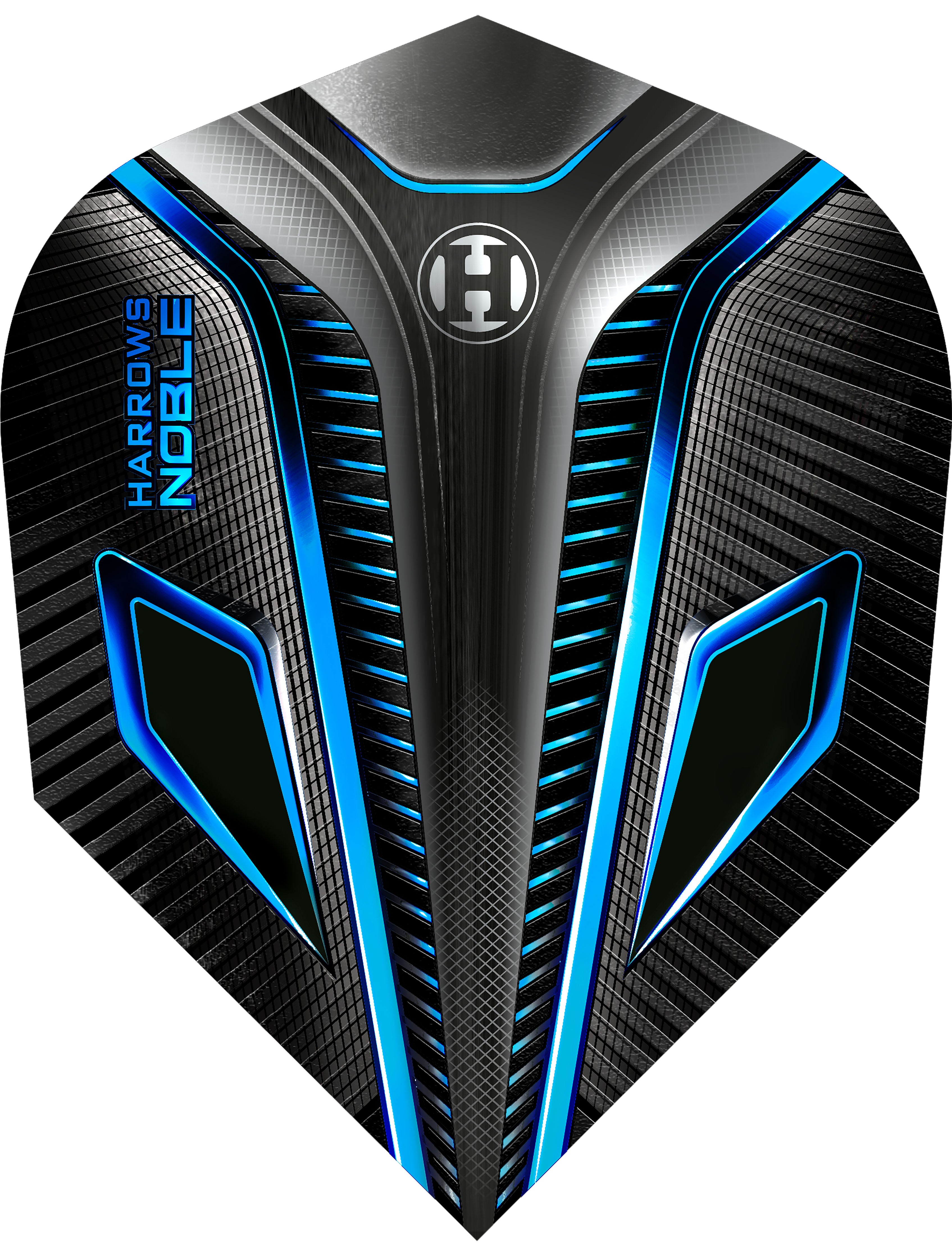 Harrows Noble Dart Flights - 100 Micron - No6 - Standard - Aqua Blue