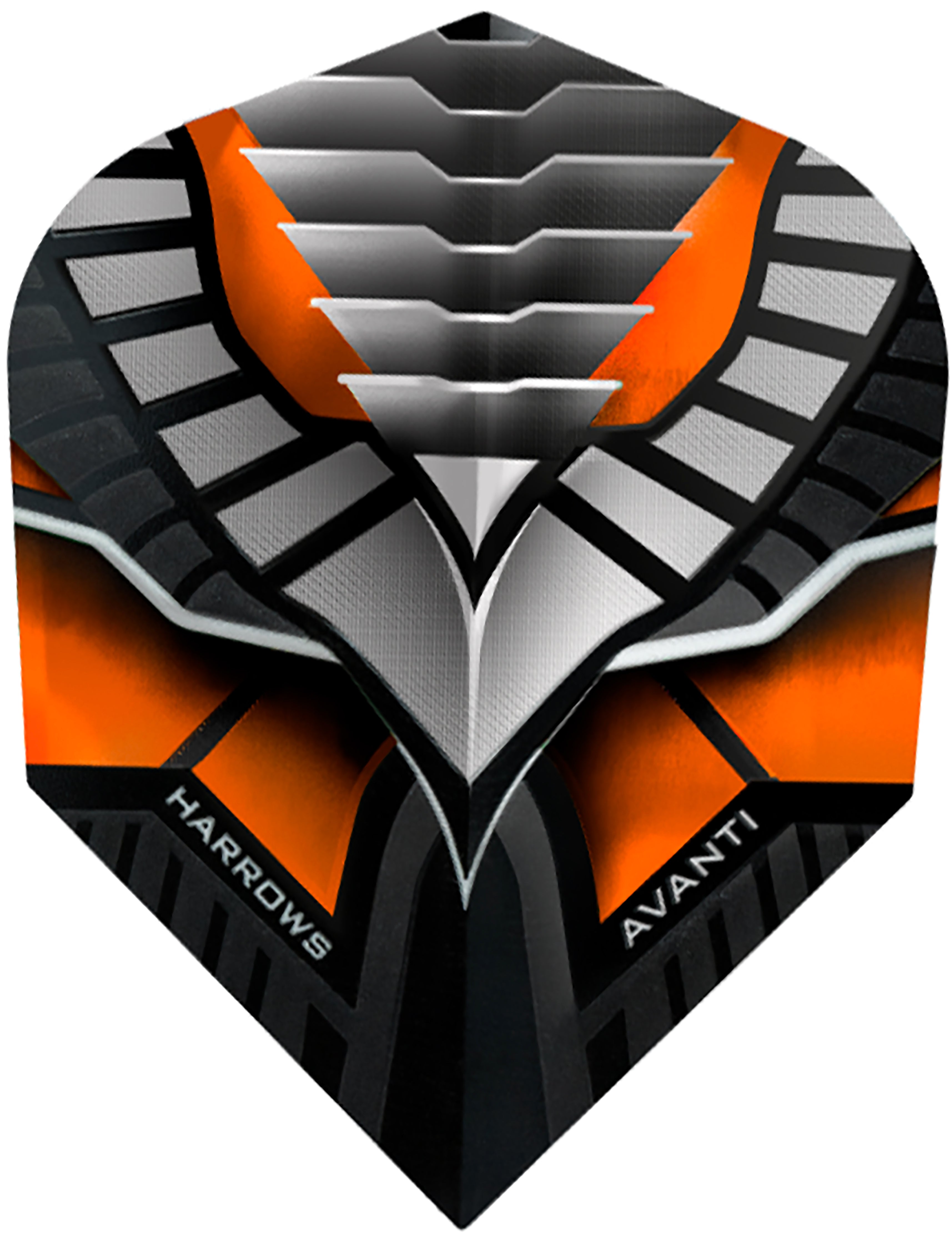 Harrows Avanti Dart Flights - 100 Micron - Extra Strong - Orange